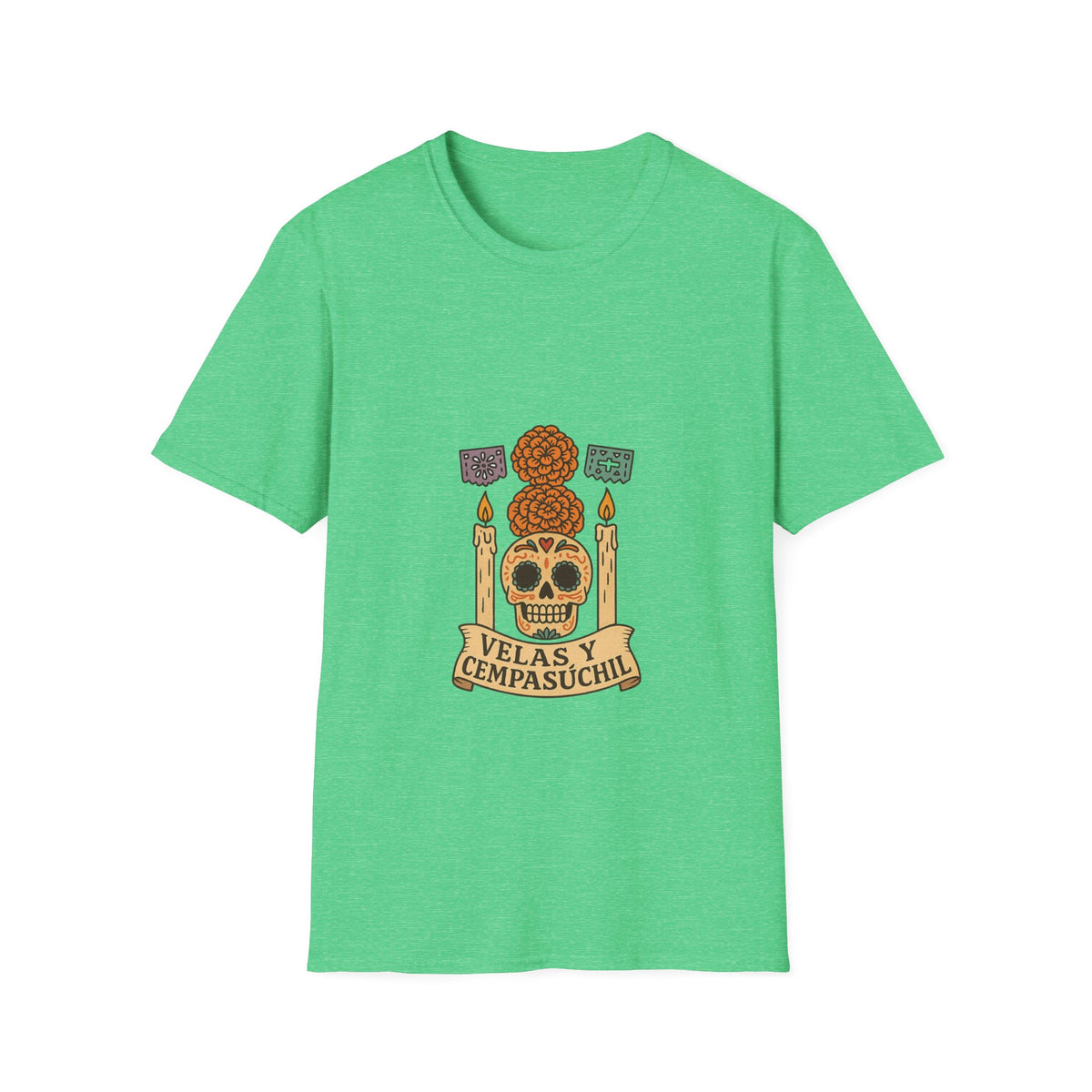 Day of the Dead Sugar Skull T-Shirt - Día de los Muertos Floral Skull Tee - Trending Now - October 2026