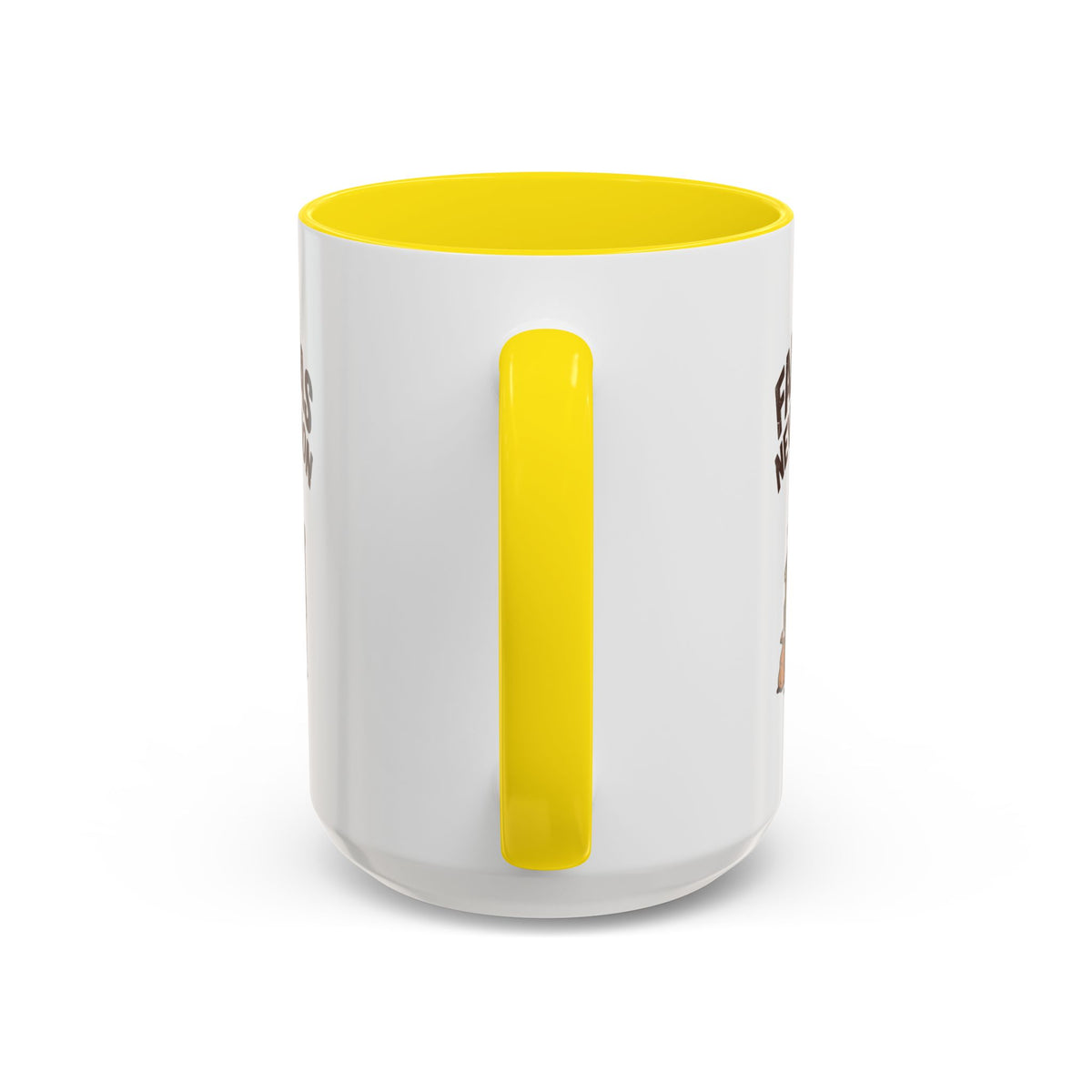 Funny And Witty "Famine Was Never An Option" Accent Coffee Mug (11, 15oz)