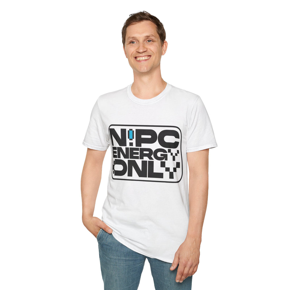 Energy-Only NPC T-Shirt — Retro Gamer Tech Logo Tee - Trending Now - August 2026