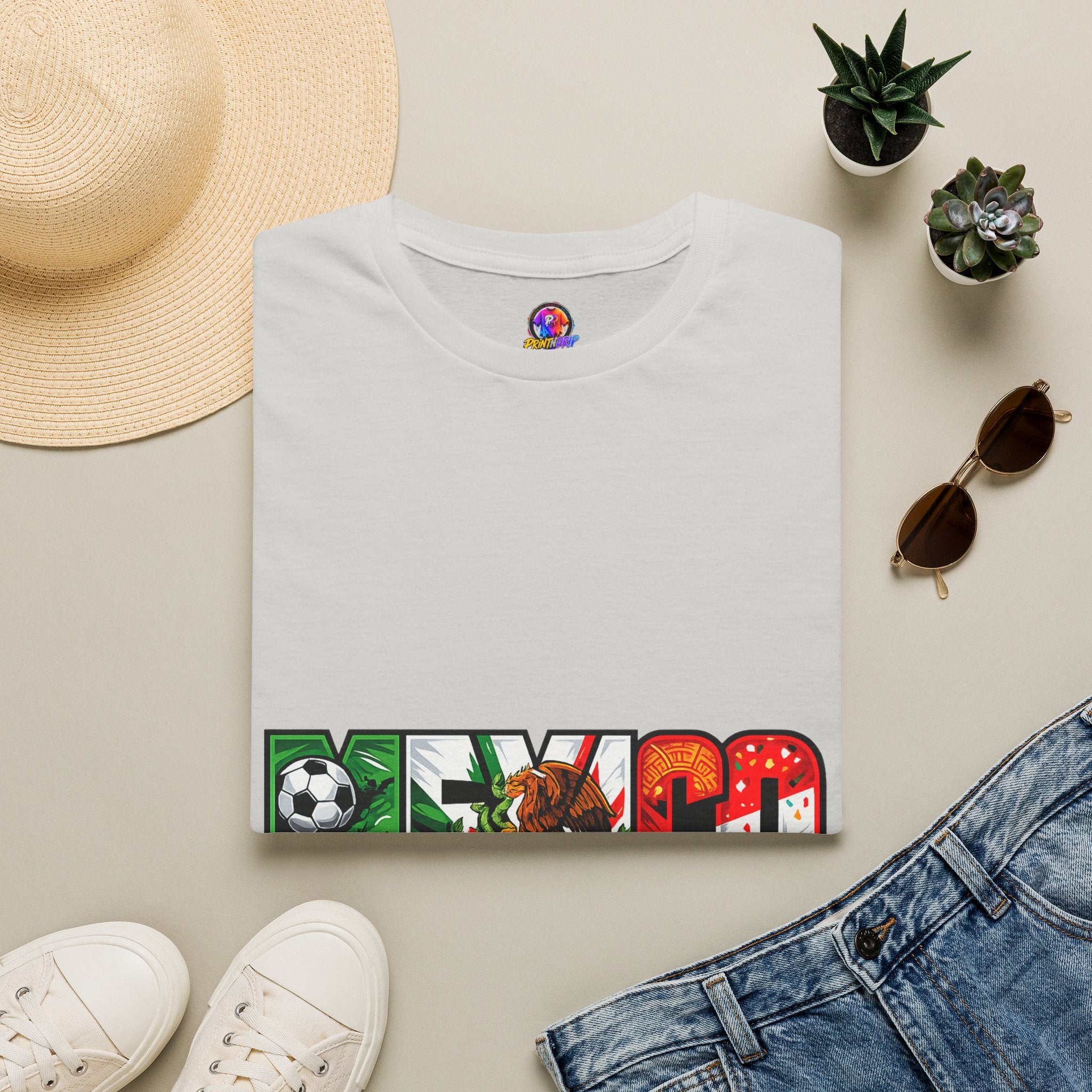 Mexico Soccer T-Shirt — Mexican Flag Football Pride Tee