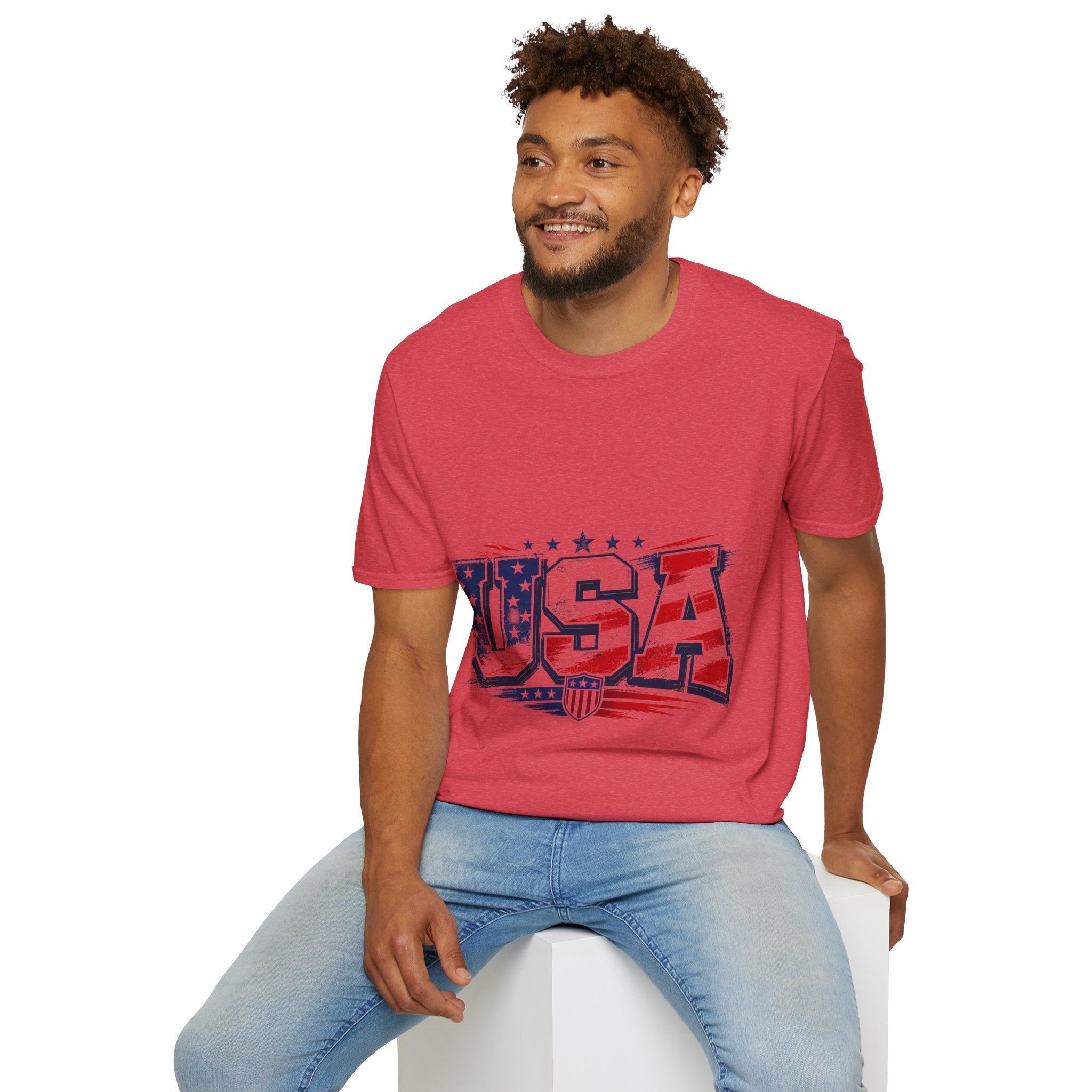 USA Flag Graphic T-Shirt — Patriotic American Pride Tee