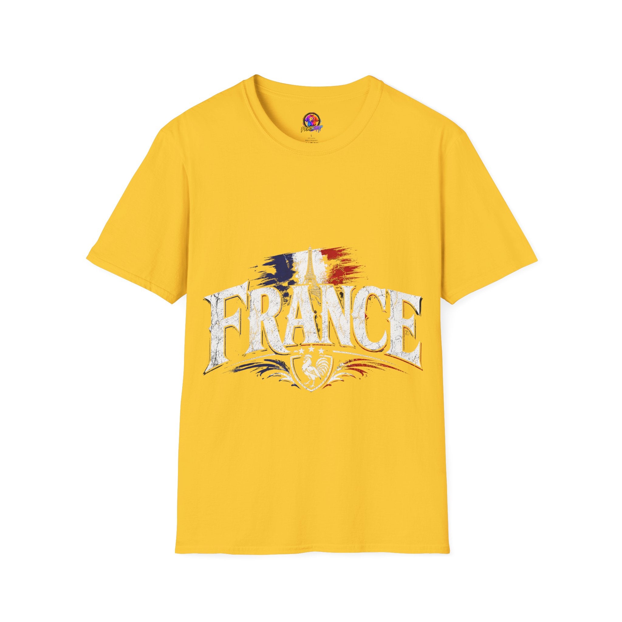 France Flag T-Shirt — Vintage Eiffel Tower French Pride Tee