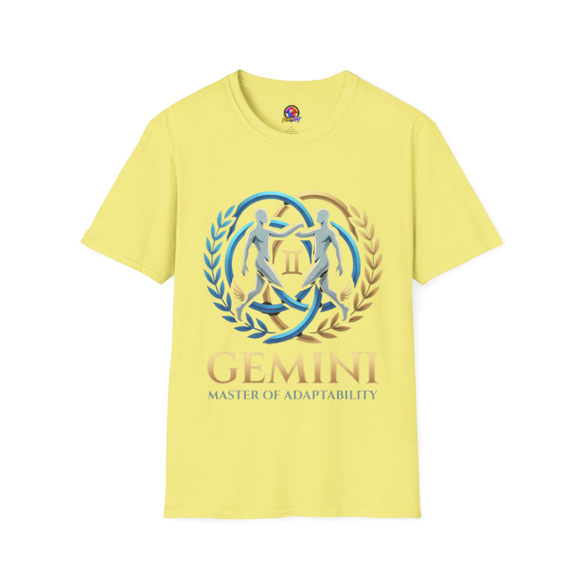 Gemini Zodiac T-Shirt — 'Gemini: Master of Adaptation' Astrological Graphic Tee