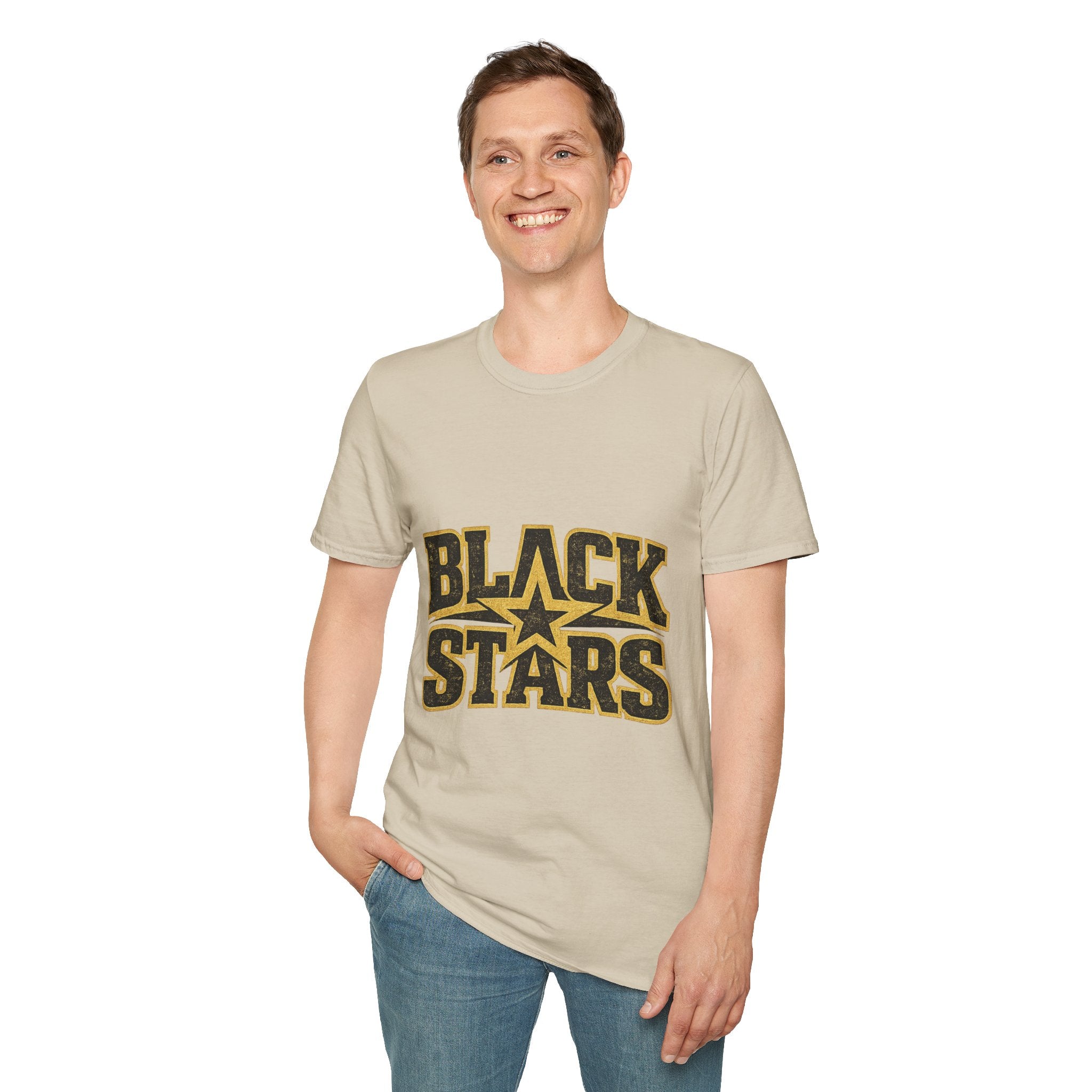 Ghana Black Stars T-Shirt — Bold Vintage Star Logo Tee