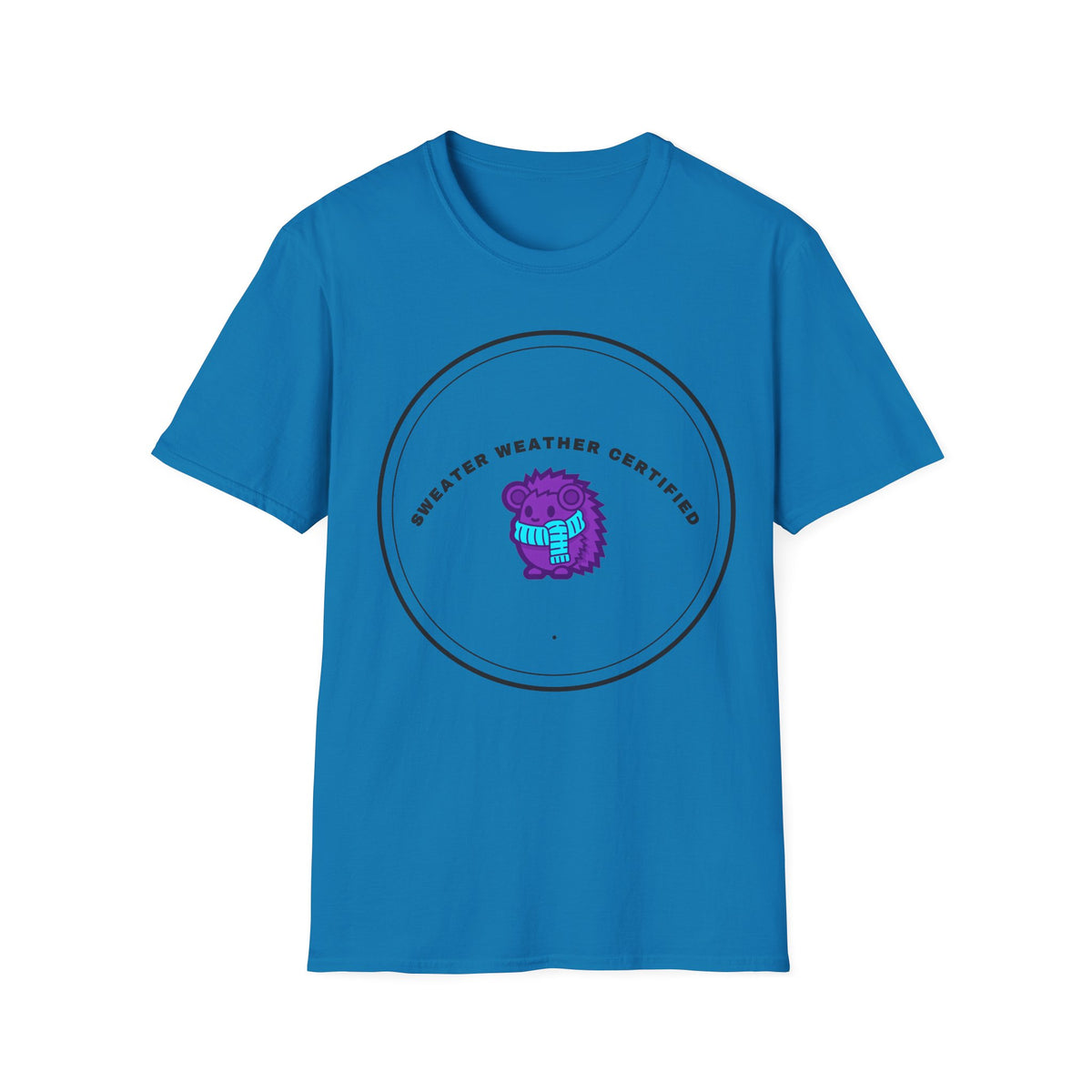“Water Weather Certified” Graphic T-Shirt — Cute Purple Monster Badge Tee - Trending Now - September 2026