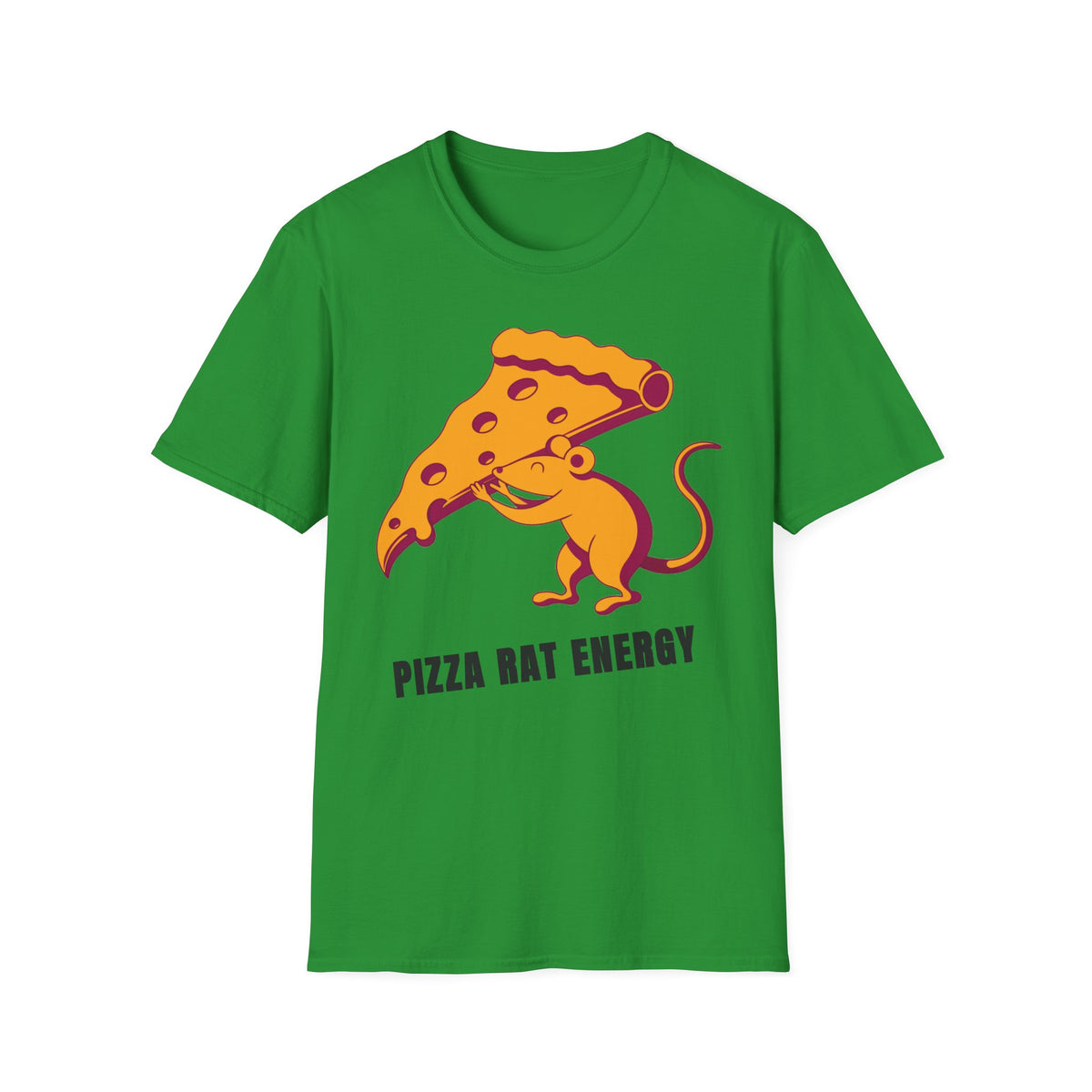Pizza Rat Energy T-Shirt — Funny Pizza Slice & Rat Graphic Tee - Trending Now - September 2026