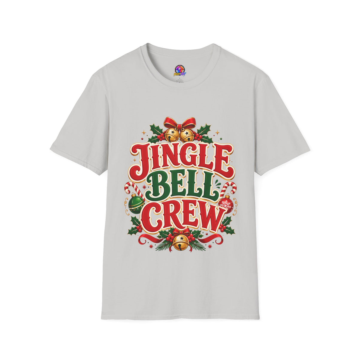 Jingle Bell Crew T-Shirt — Festive Christmas Holiday Tee