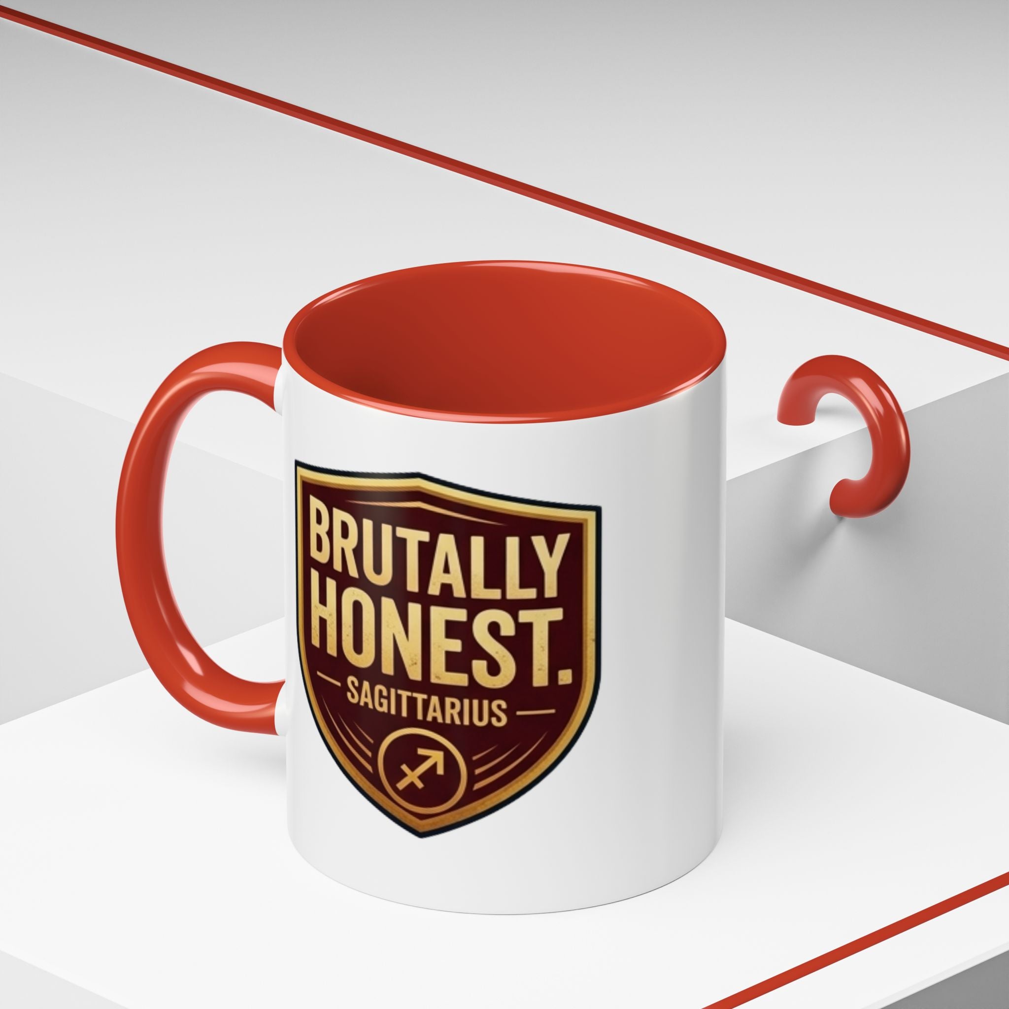 Sagittarius Coffee Mug - "Brutally Honest" Zodiac Accent Mug (11/15oz)