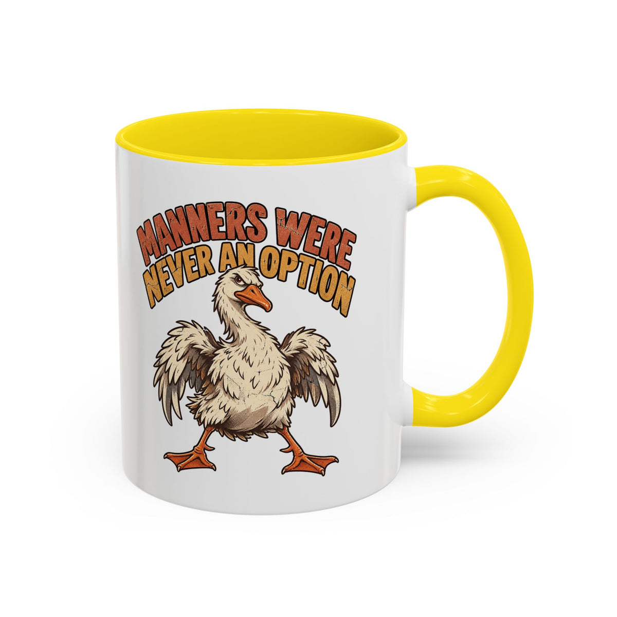 Manners Were Never An Option Funny And Witty  Coffee Mug