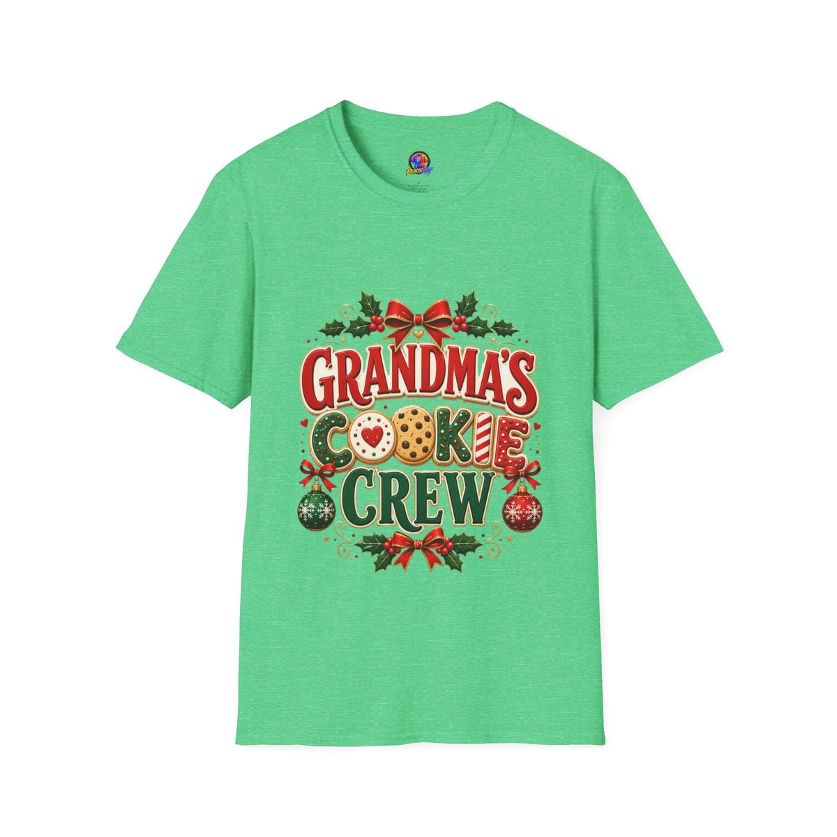 Grandma's Cookie Crew T-Shirt — Festive Christmas Baking Tee