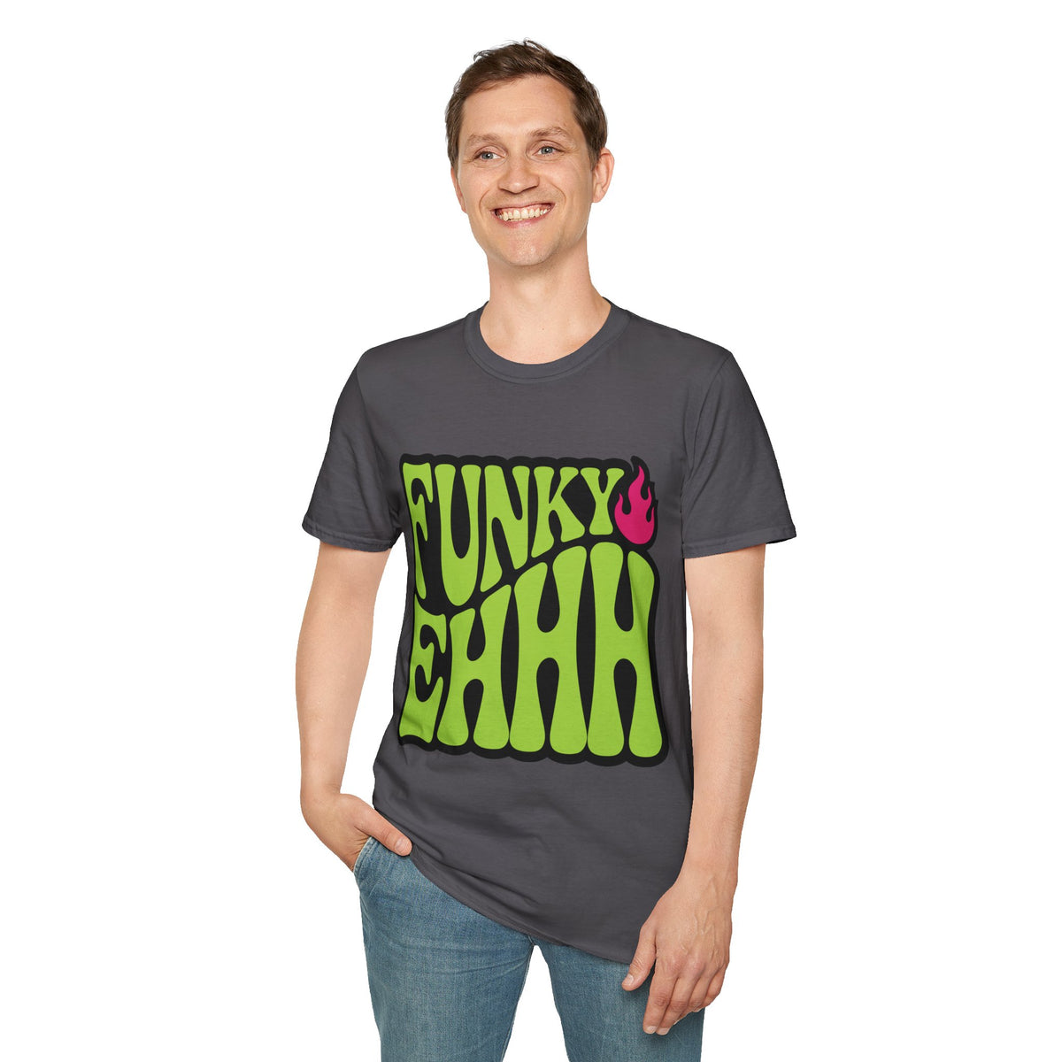 Funky Chili T-Shirt — Retro Psychedelic Green Flame Graphic Tee - Trending Now - August 2026