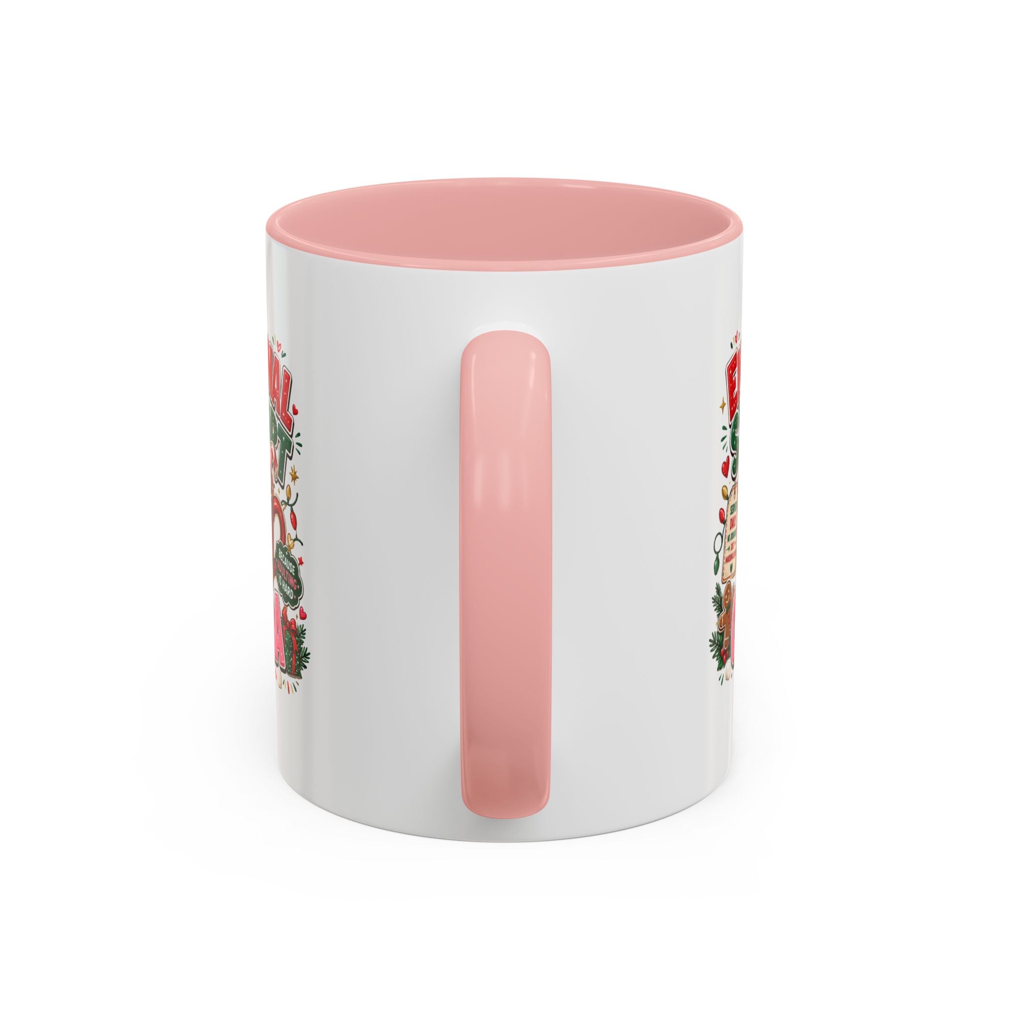 Modern Day Christmas  Emotional Support Cocoa Mug — Festive Hot Chocolate Christmas Coffee Cup (11/15oz)