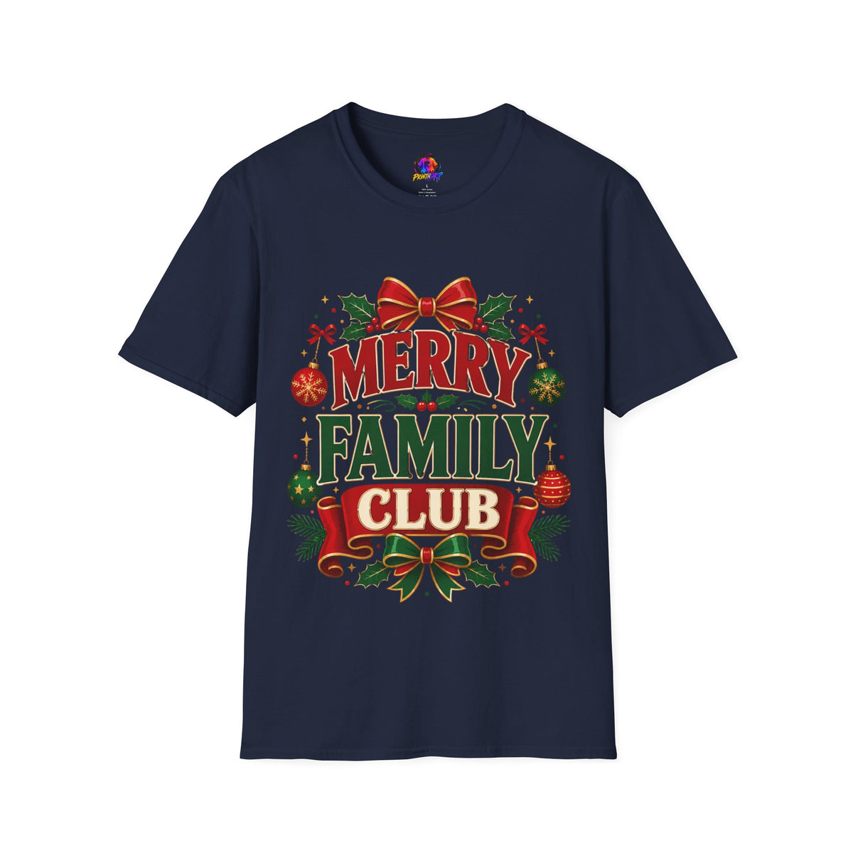 Merry Family Club Christmas T-Shirt