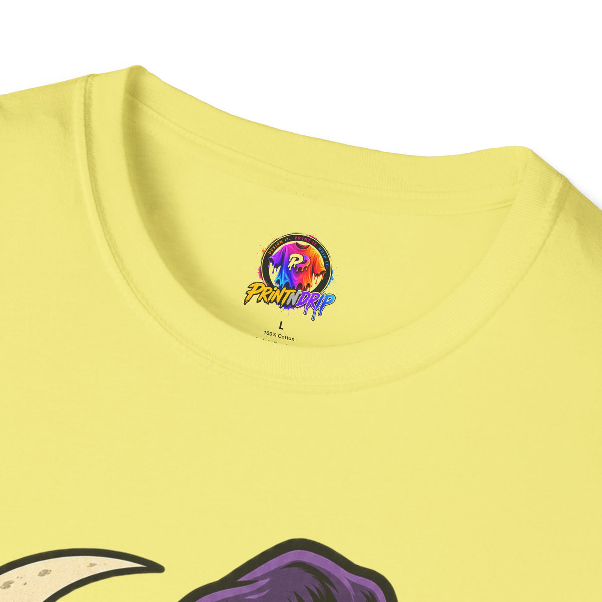 Midnight Mischief Halloween T-Shirt — Witch Hat & Bats Graphic