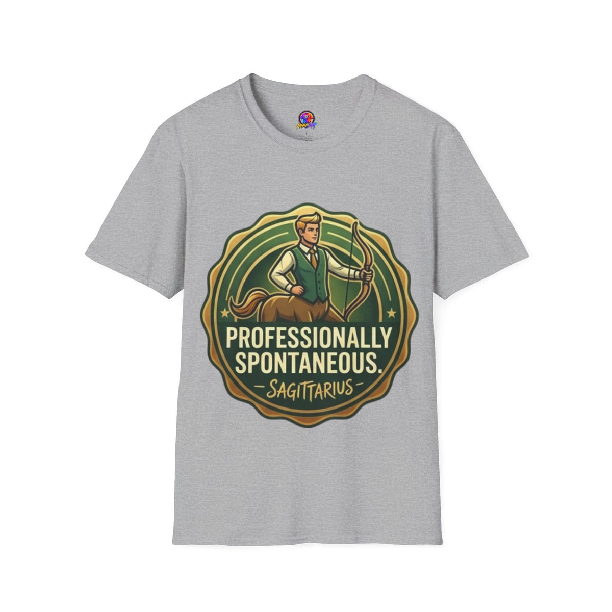Sagittarius Archer T‑Shirt — "Professionally Spontaneous" Zodiac Tee
