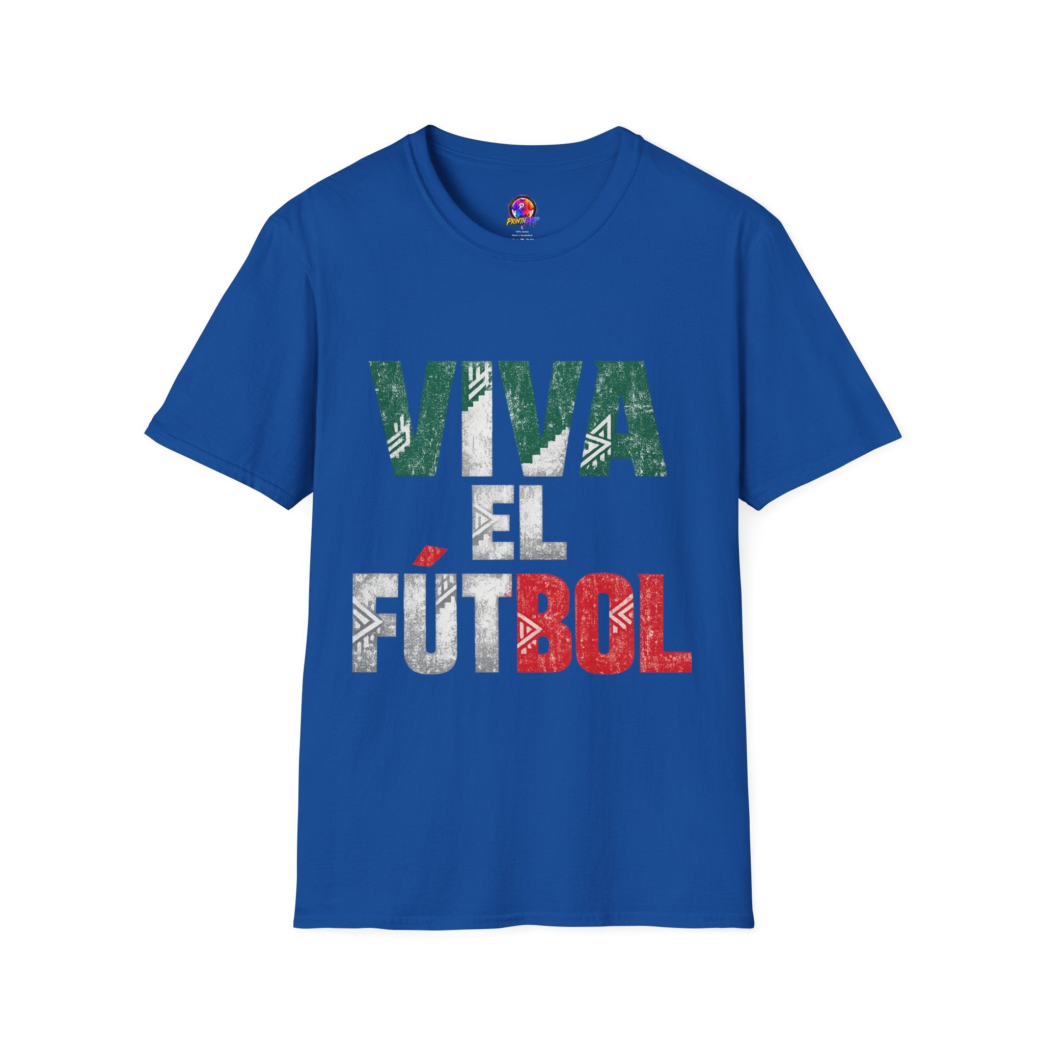 Mexico T-Shirt — "Viva El Fútbol" Mexican Soccer Graphic Tee
