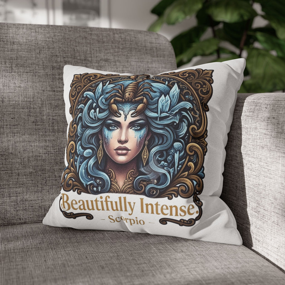 Scorpio 'Beautifully Intense' Decorative Pillowcase