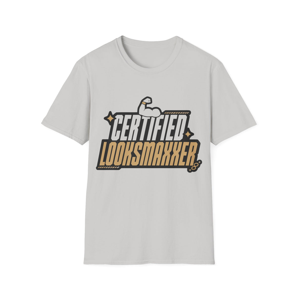 Certified Looksmaxxer T-Shirt — Funny Fitness & Glow-Up Tee - Trending Now - August 2026