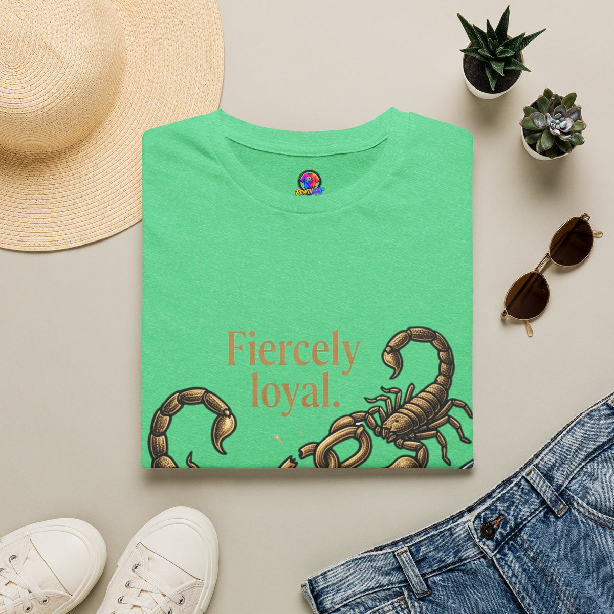 Scorpio T-Shirt — Fiercely Loyal, Easily Detached Zodiac Tee