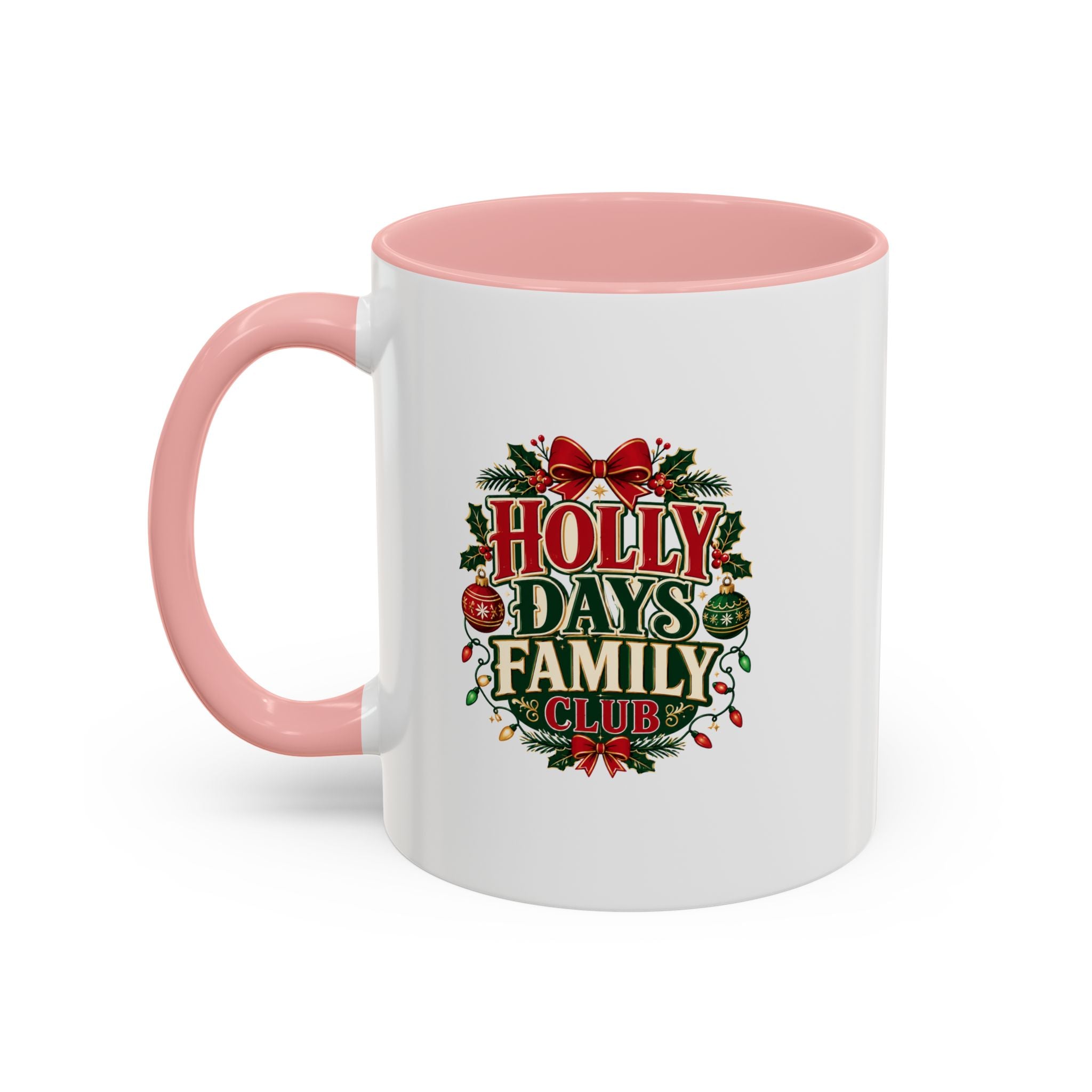 Accent Coffee Mug Holly Days Family