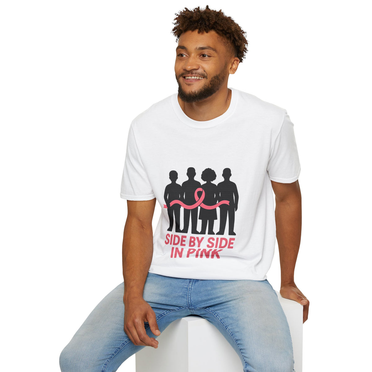 Side by Side in Pink Breast Cancer Awareness T-Shirt - Trending Now - October 2026