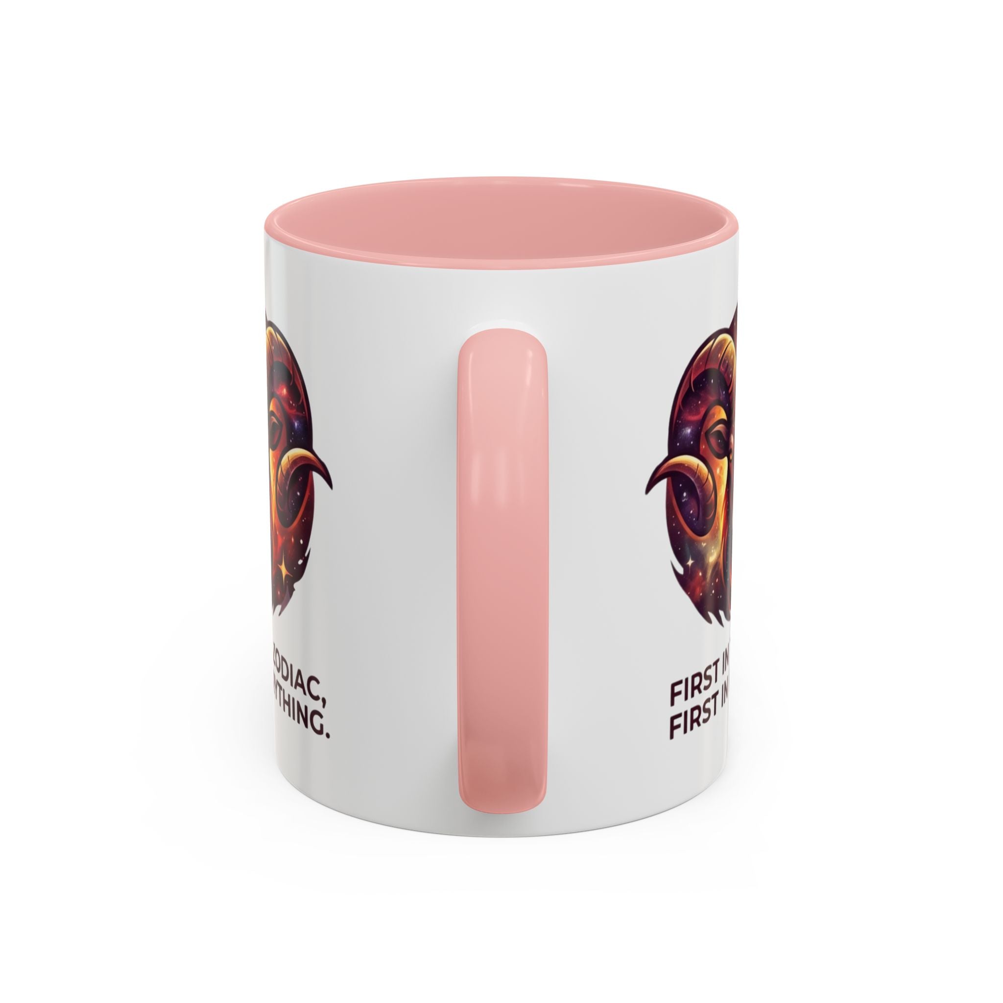 Aries Zodiac Coffee Mug — "First in the Zodiac, First in Everything" Accent Mug