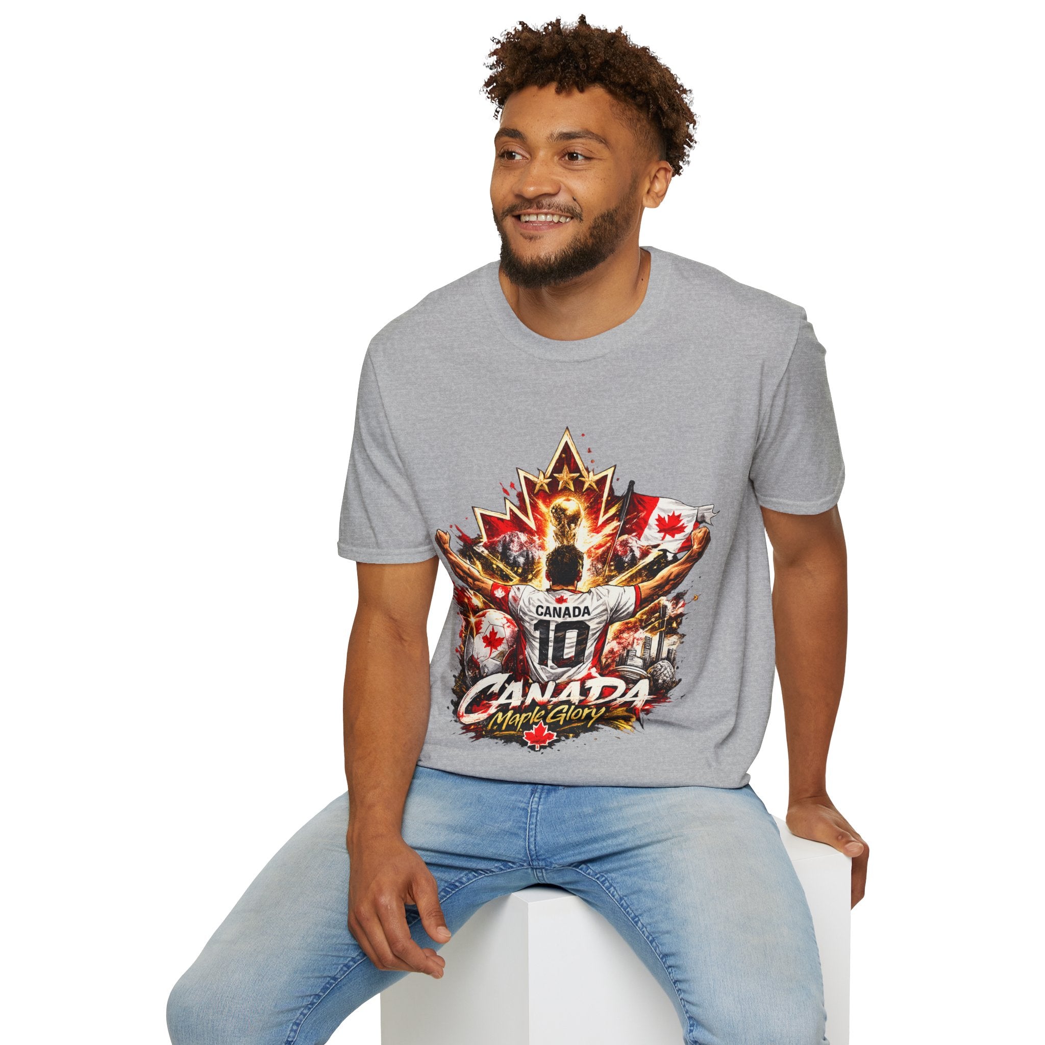 Canada Maple Glory T‑Shirt — Vintage Canadian Maple Leaf Graphic Tee