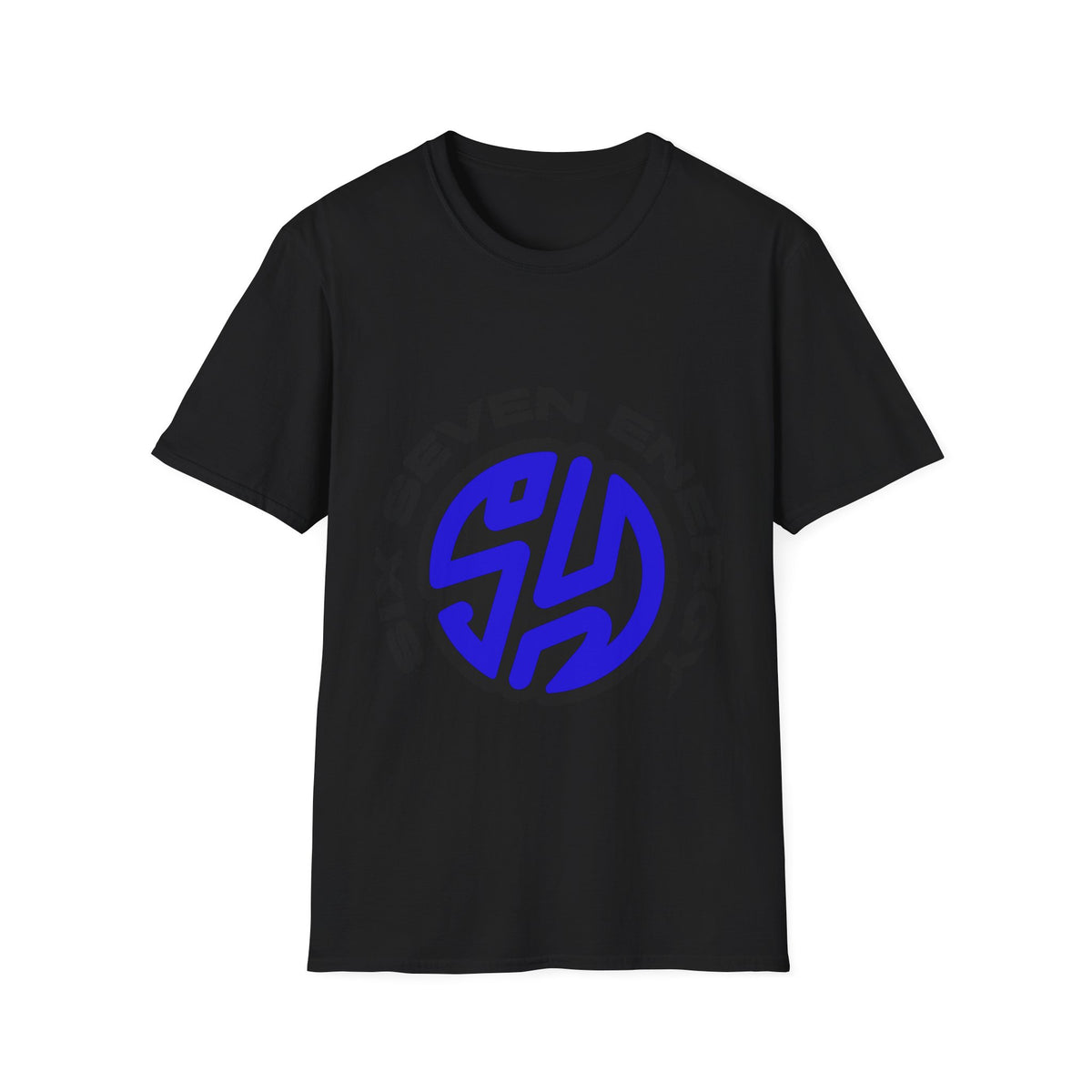 "Six Seven Energy" Circular Blue Monogram Graphic Tee - Trending Now - September 2026