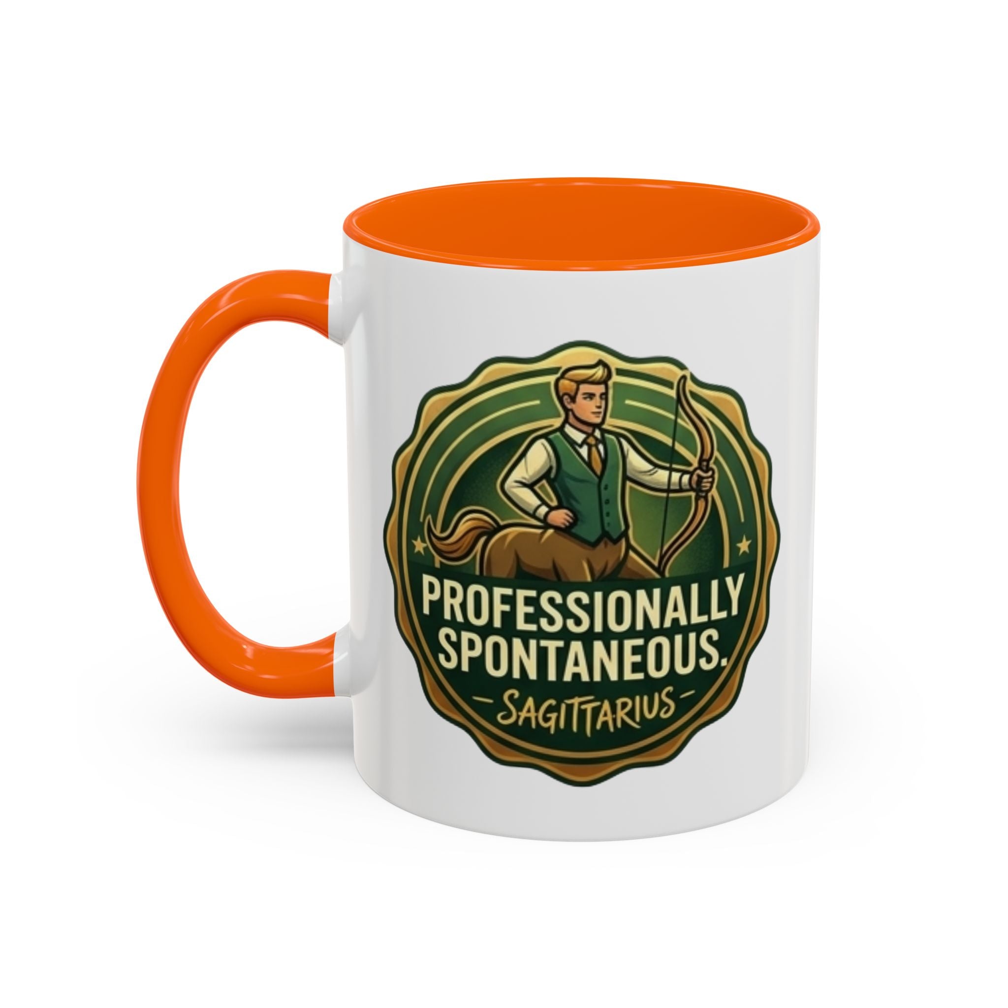 Sagittarius Coffee Mug - "Professionally Spontaneous" Zodiac Accent Mug