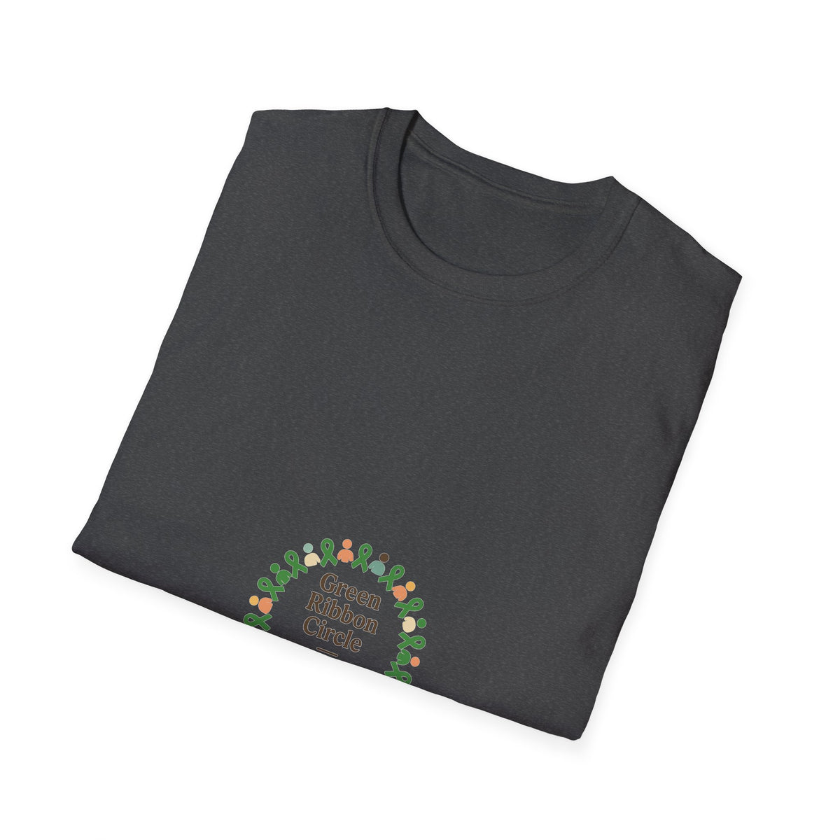 Green Ribbon Circle T-Shirt — Awareness Support Tee - Trending Now - October 2026