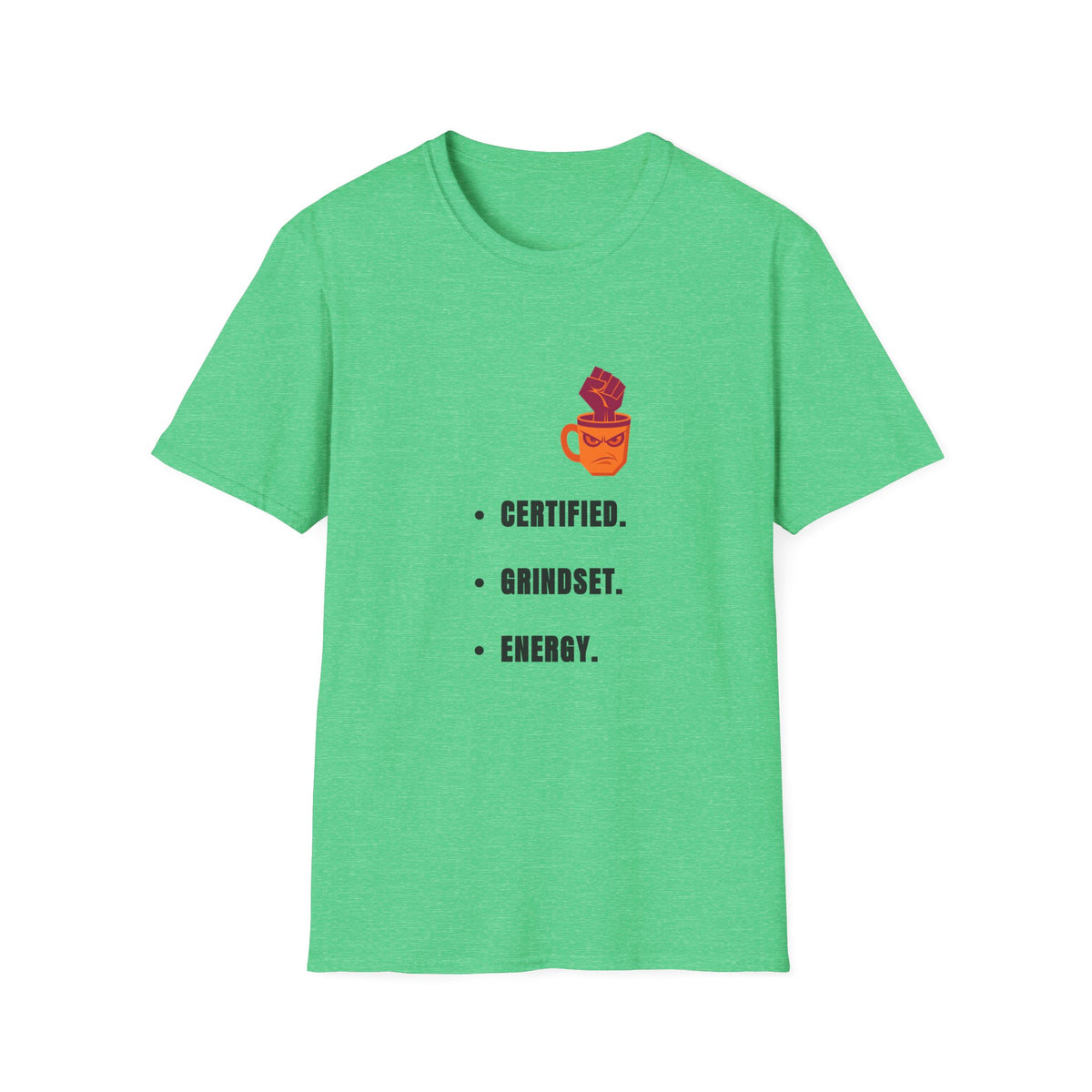 Certified Mindset Tee — "Certified. Mindset. Energy." Motivational Graphic T-Shirt - Trending Now - September 2026