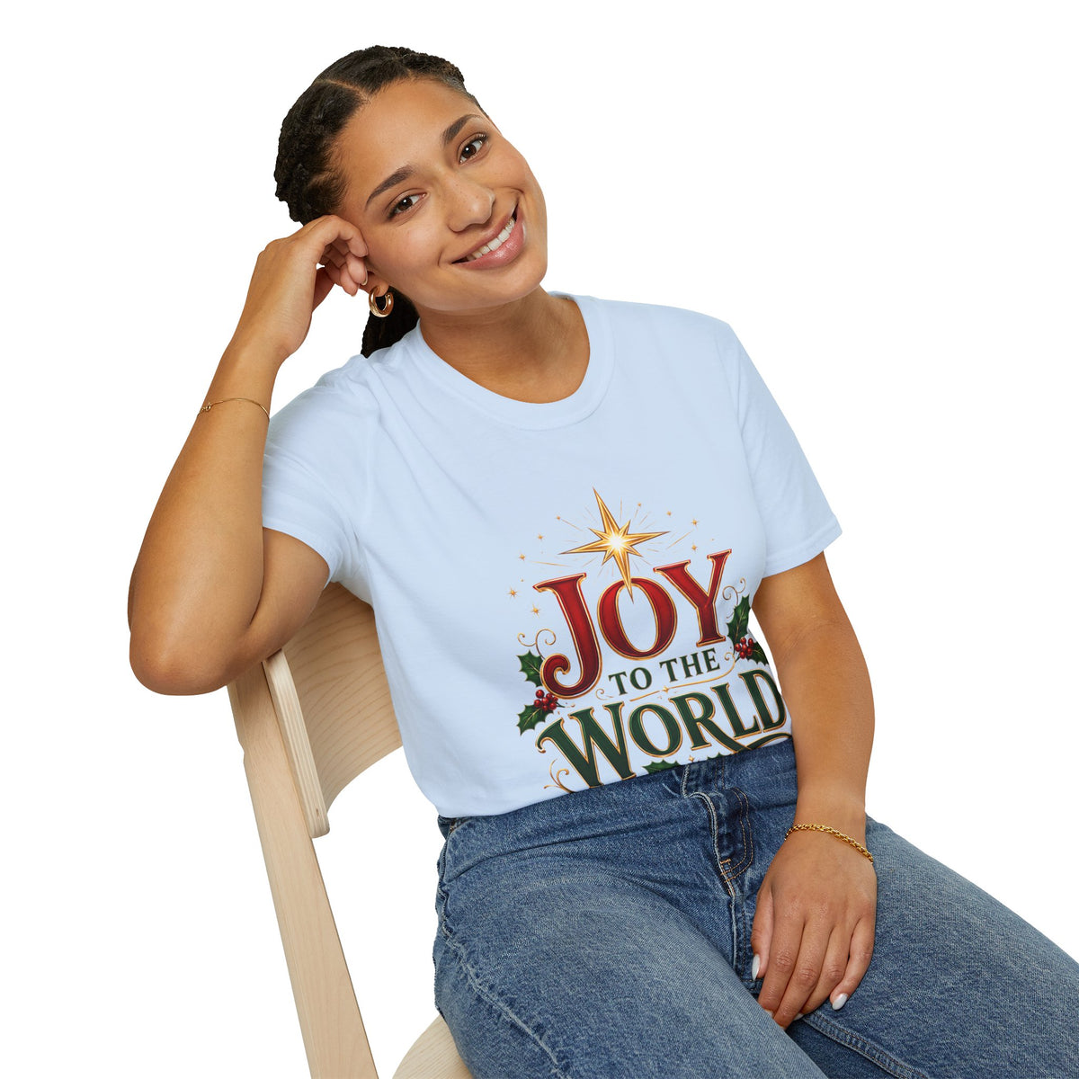 Joy to the World T-Shirt — Festive Christmas Holiday Tee