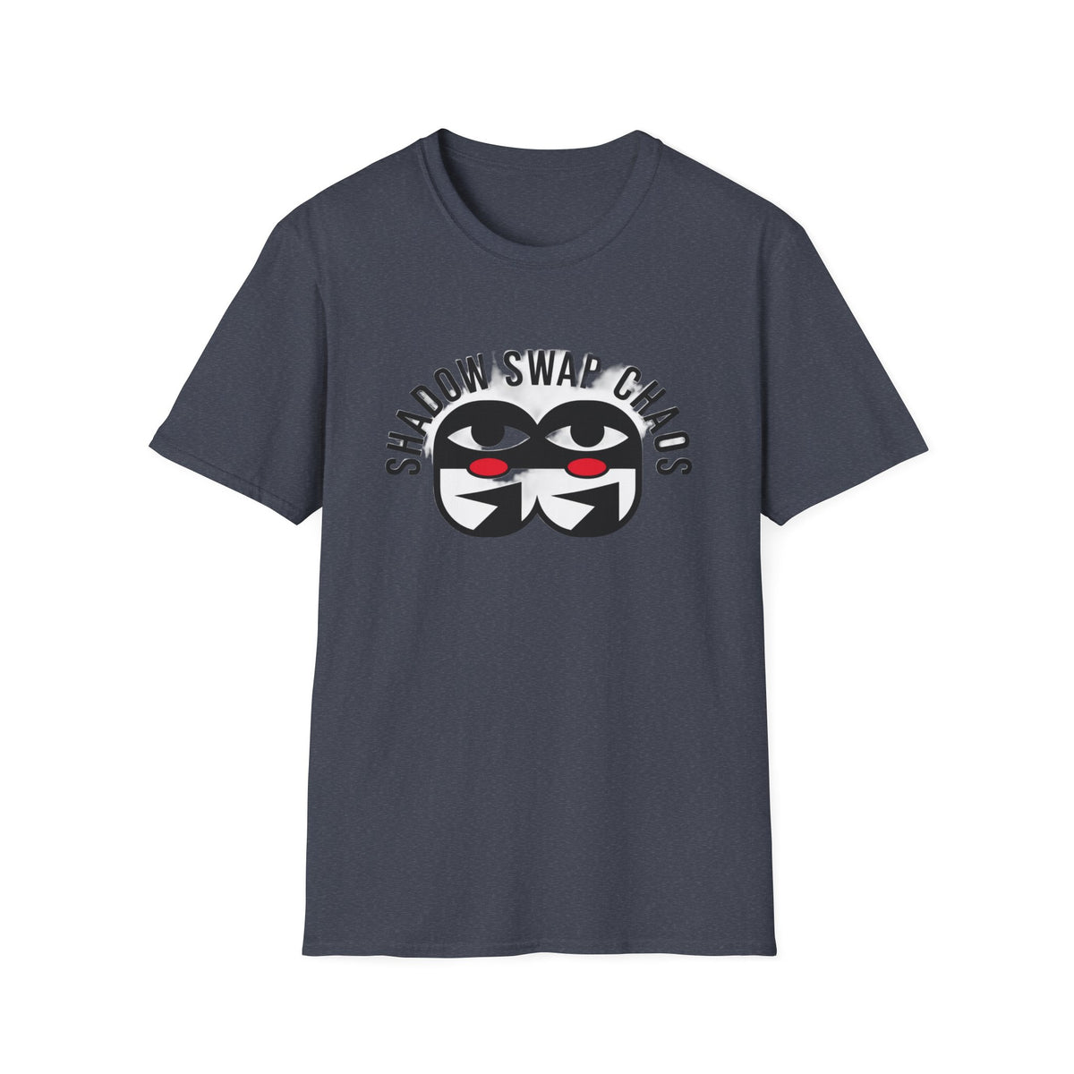 Shadow Swap Chaos T-Shirt — Graphic Anime Mask Tee - Trending Now - August 2026