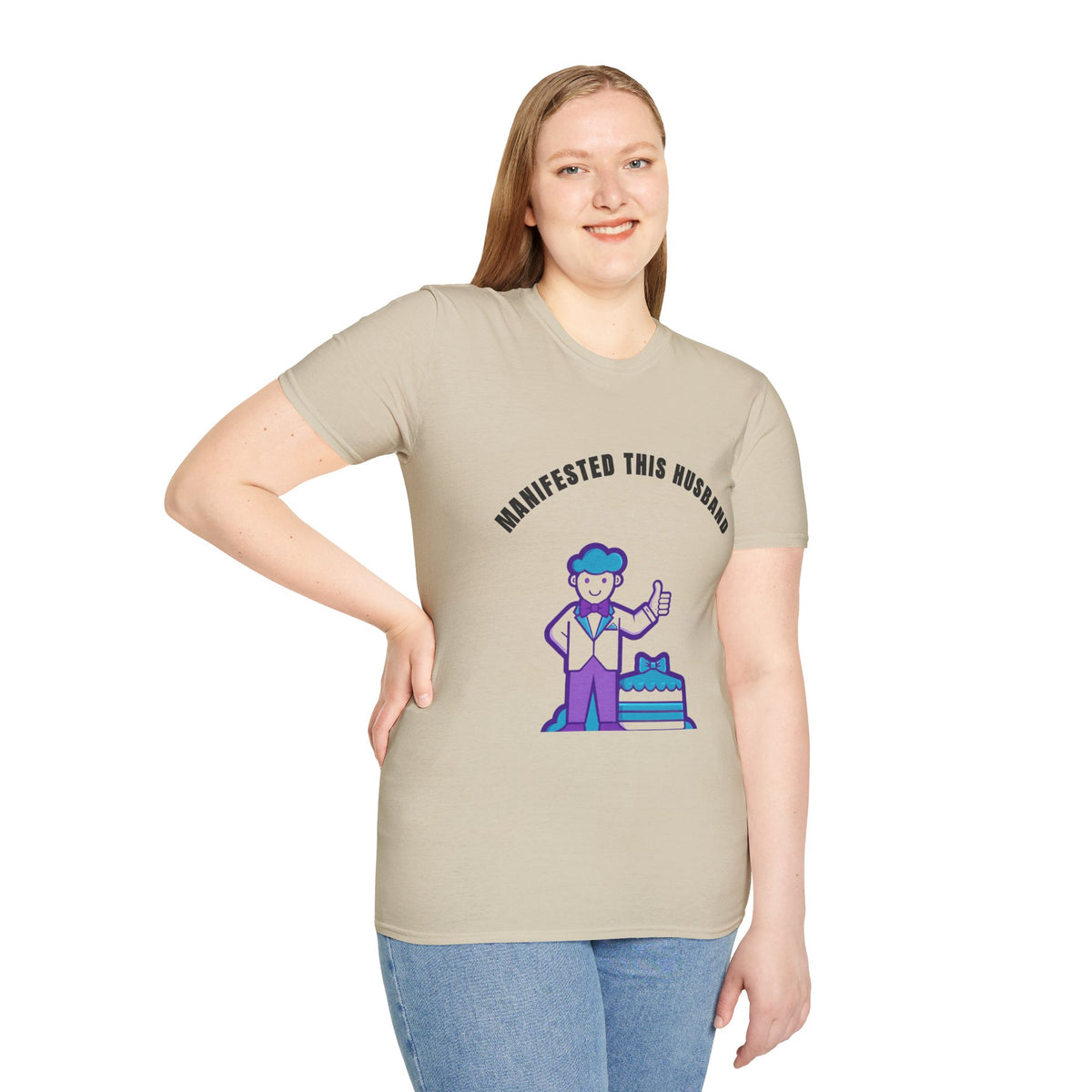 Manifested This Husband T-Shirt — Funny Couple Gift Tee - Trending Now - September 2026