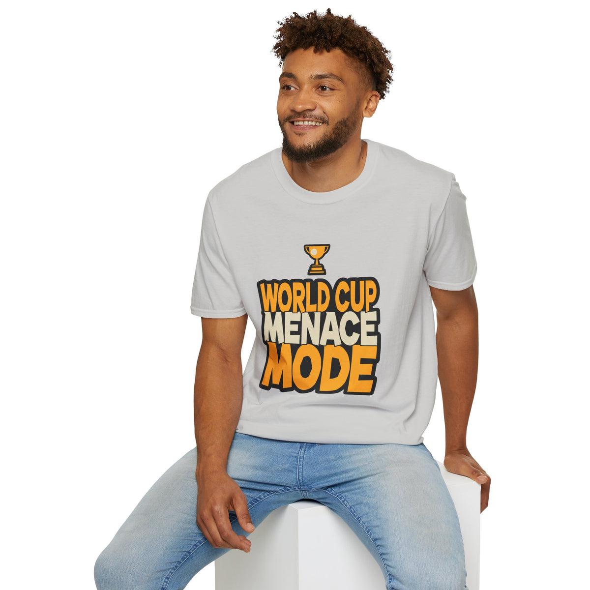 World Cup Menace Mode T-Shirt — Funny Soccer Fan Tee with Trophy Graphic - Trending Now - August 2026