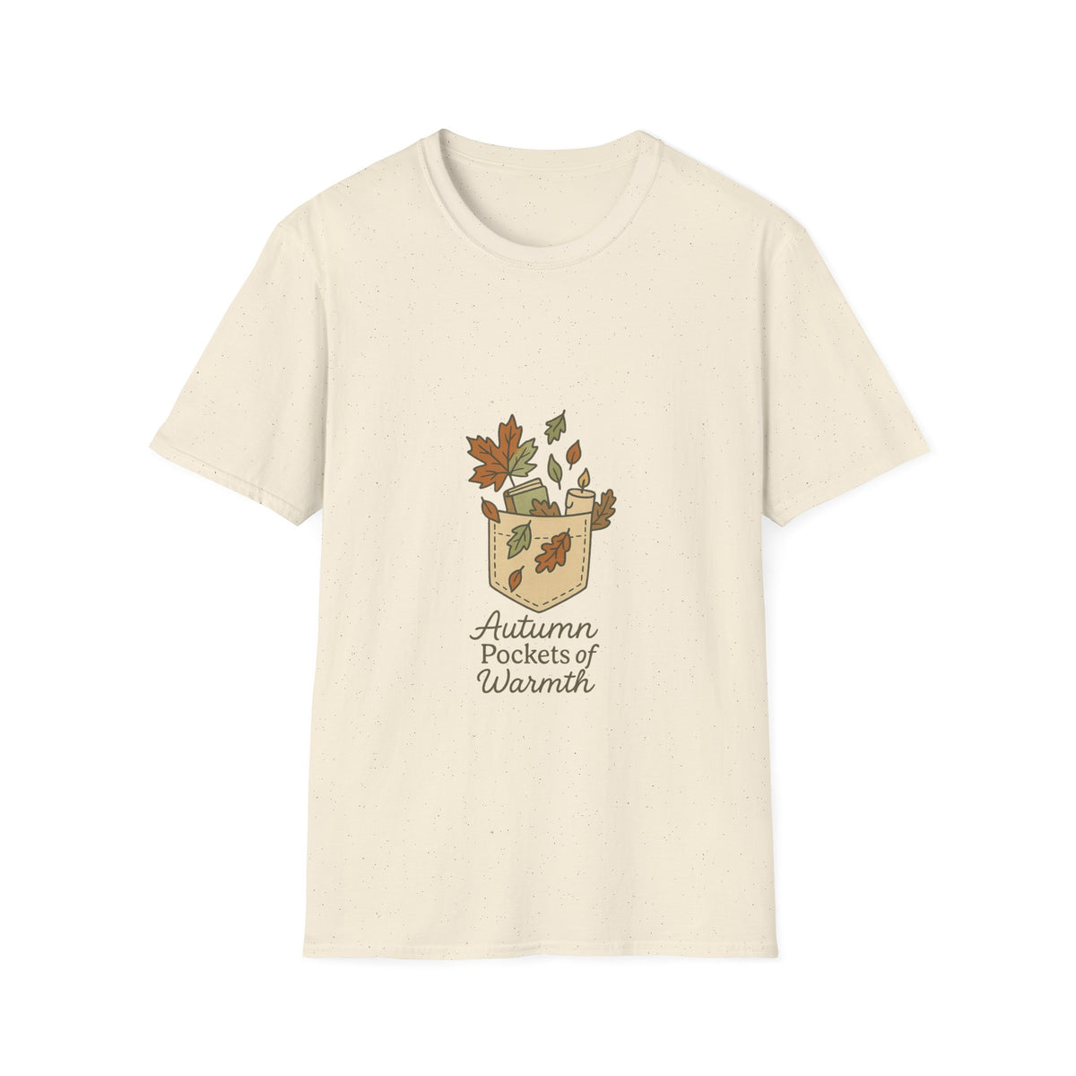 Autumn Pockets of Warmth T-Shirt — Fall Leaves Cozy Graphic Tee - Trending Now - October 2026