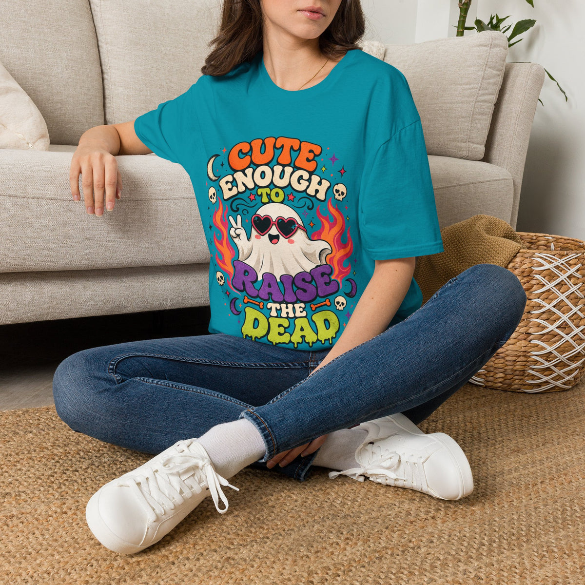 Halloween Cute Enough Unisex Softstyle T-Shirt