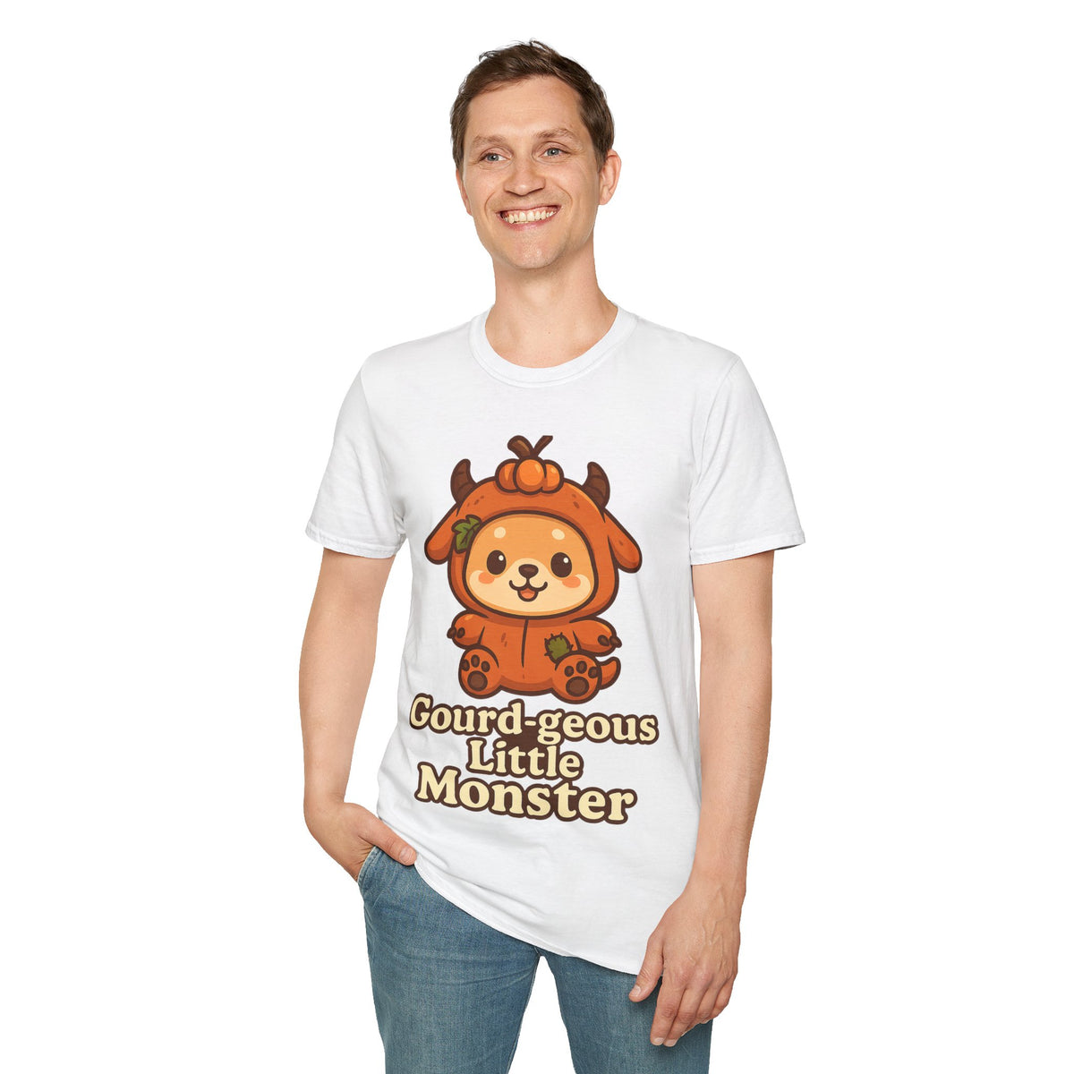 Gorgeous Little Monster Halloween Dog Graphic Tee, Cute Puppy Costume T-Shirt - Trending Now - September 2026