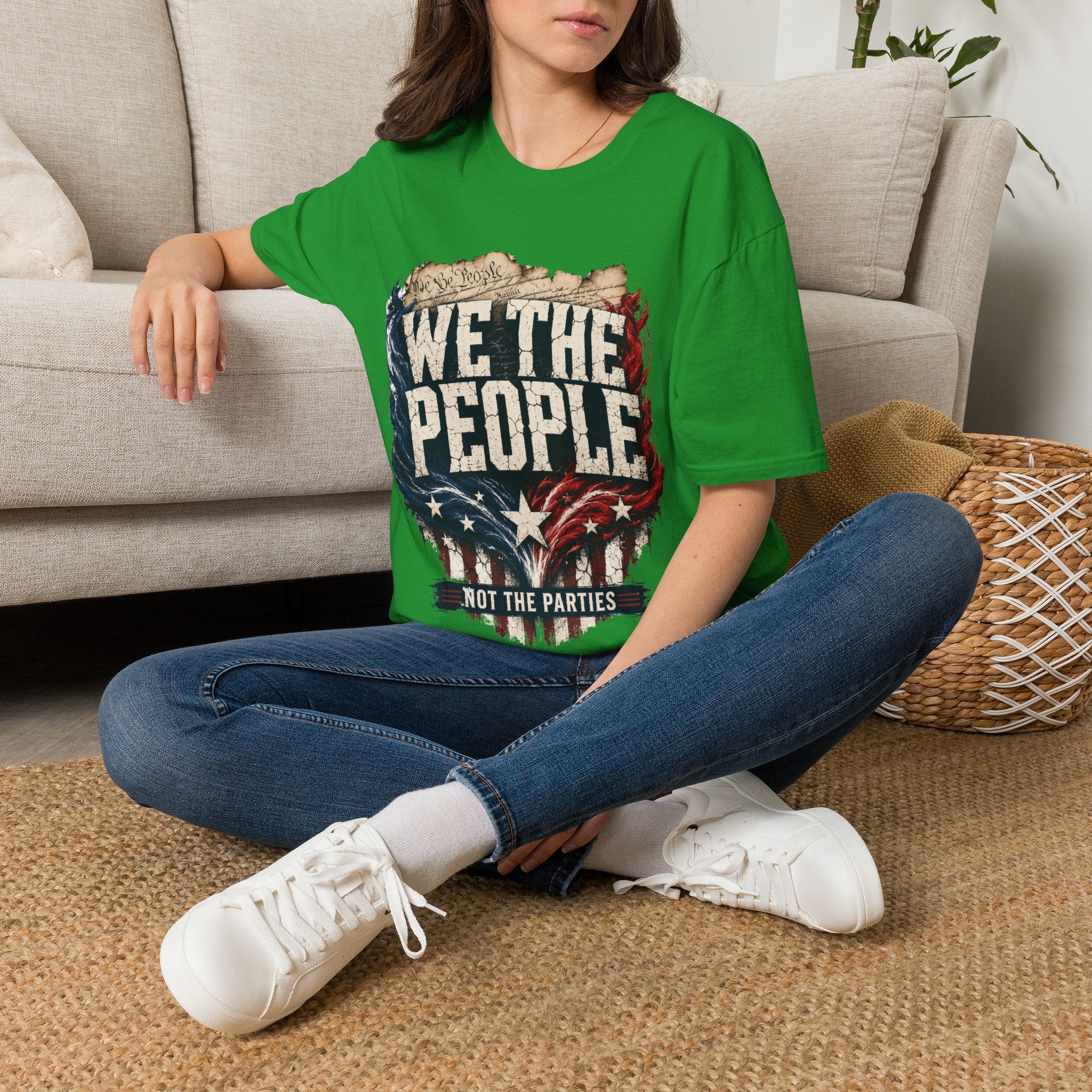 We The People T‑Shirt — Patriotic Americana Tee with ‘We The People’ Design