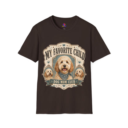 T-Shirt — "My Favorite Child" Dog Mom Club Graphic Tee