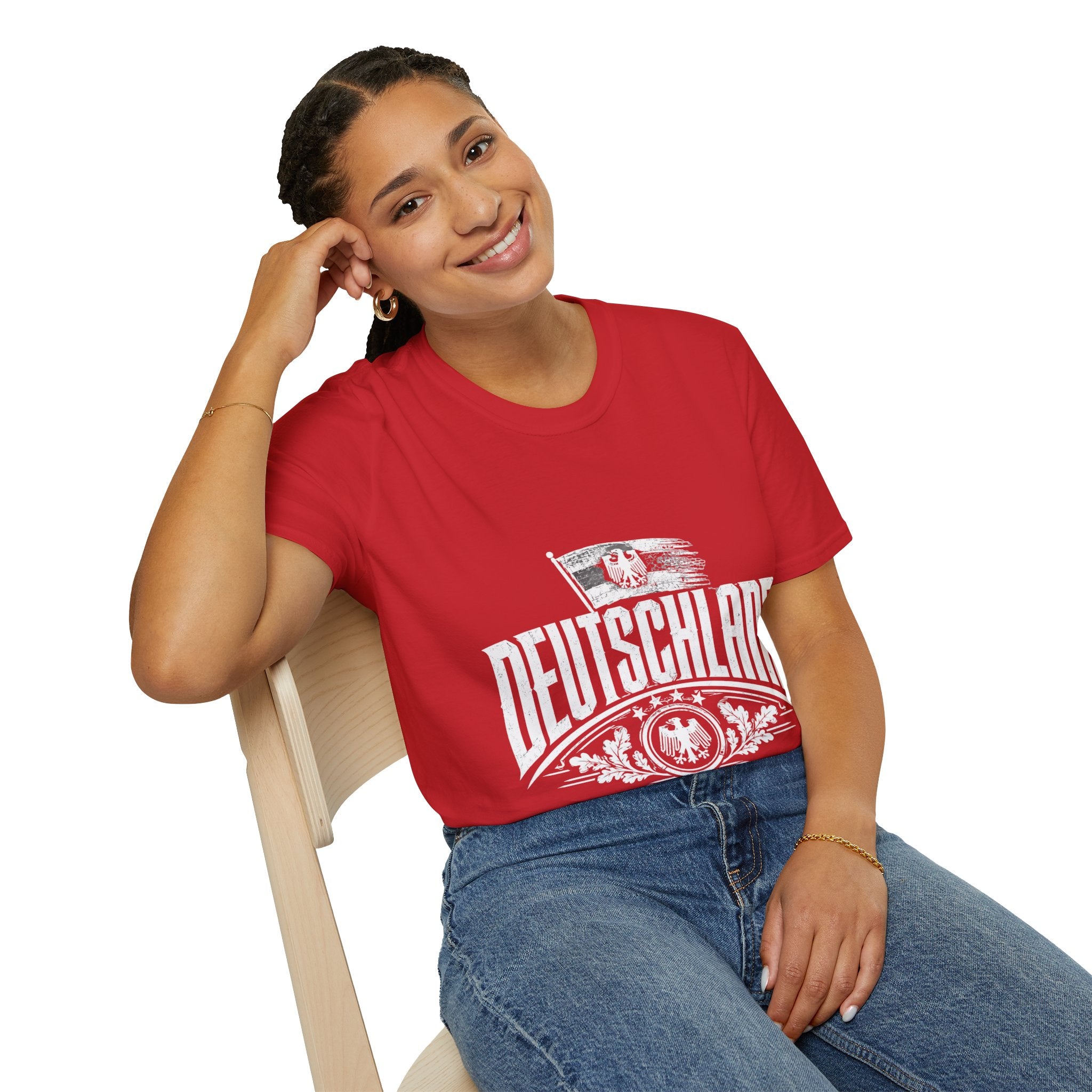 Germany Deutschland T-Shirt — Vintage German Crest Soccer Fan Tee