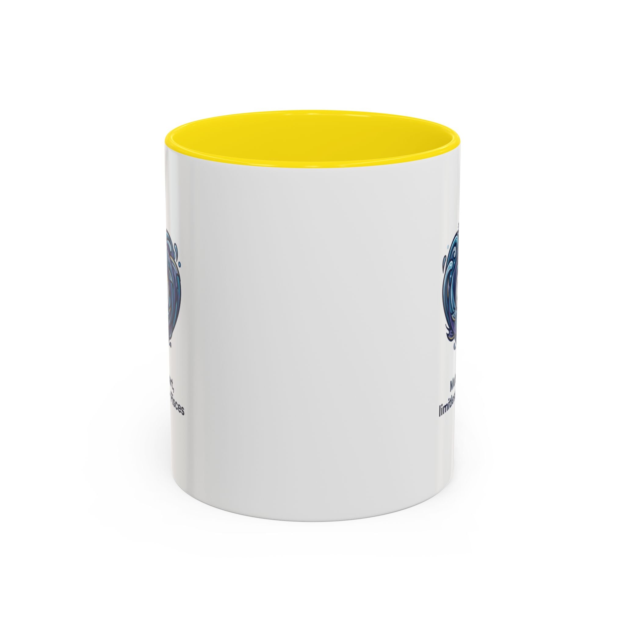 Pisces Heart Coffee Mug — "Mutable heart, limitless love" Zodiac Gift