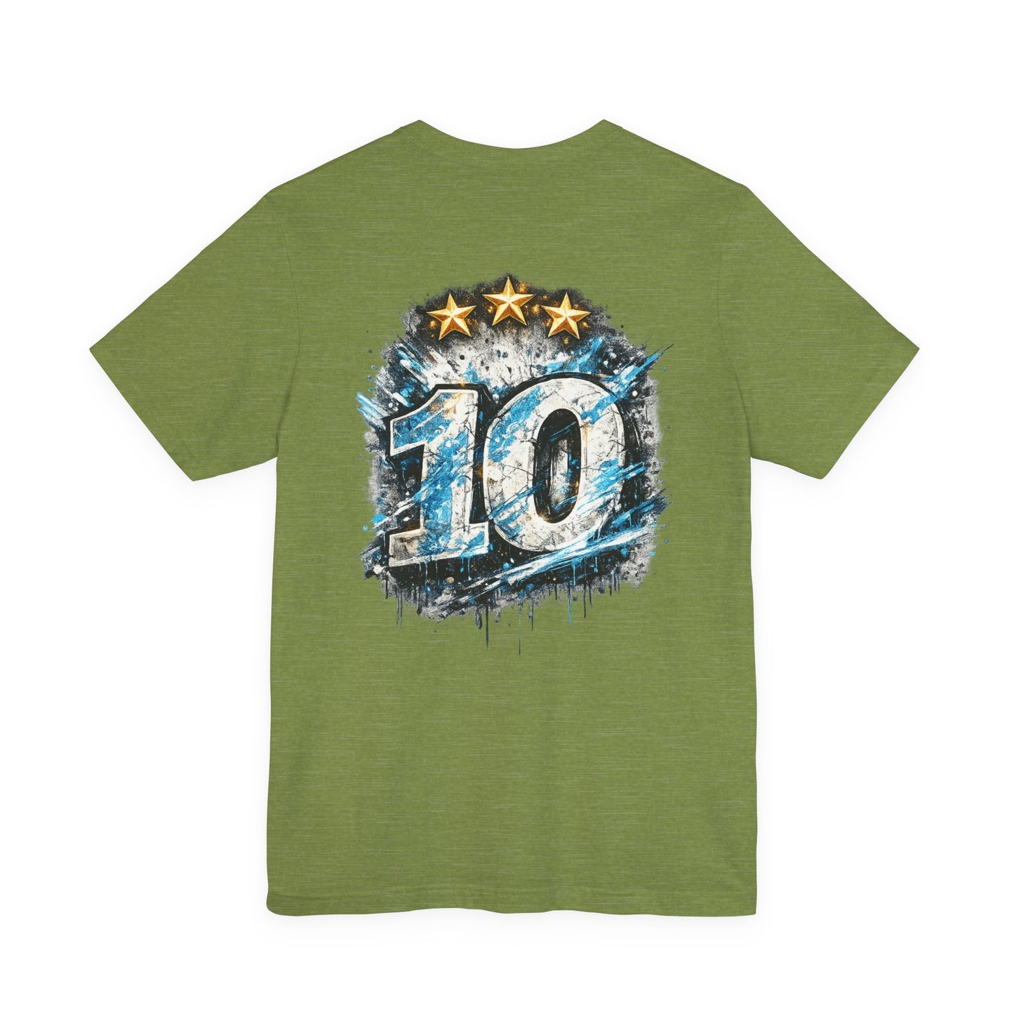 Buenos Aires Nights T‑Shirt — '10' Grunge Graphic Tee - Argentina No. 10