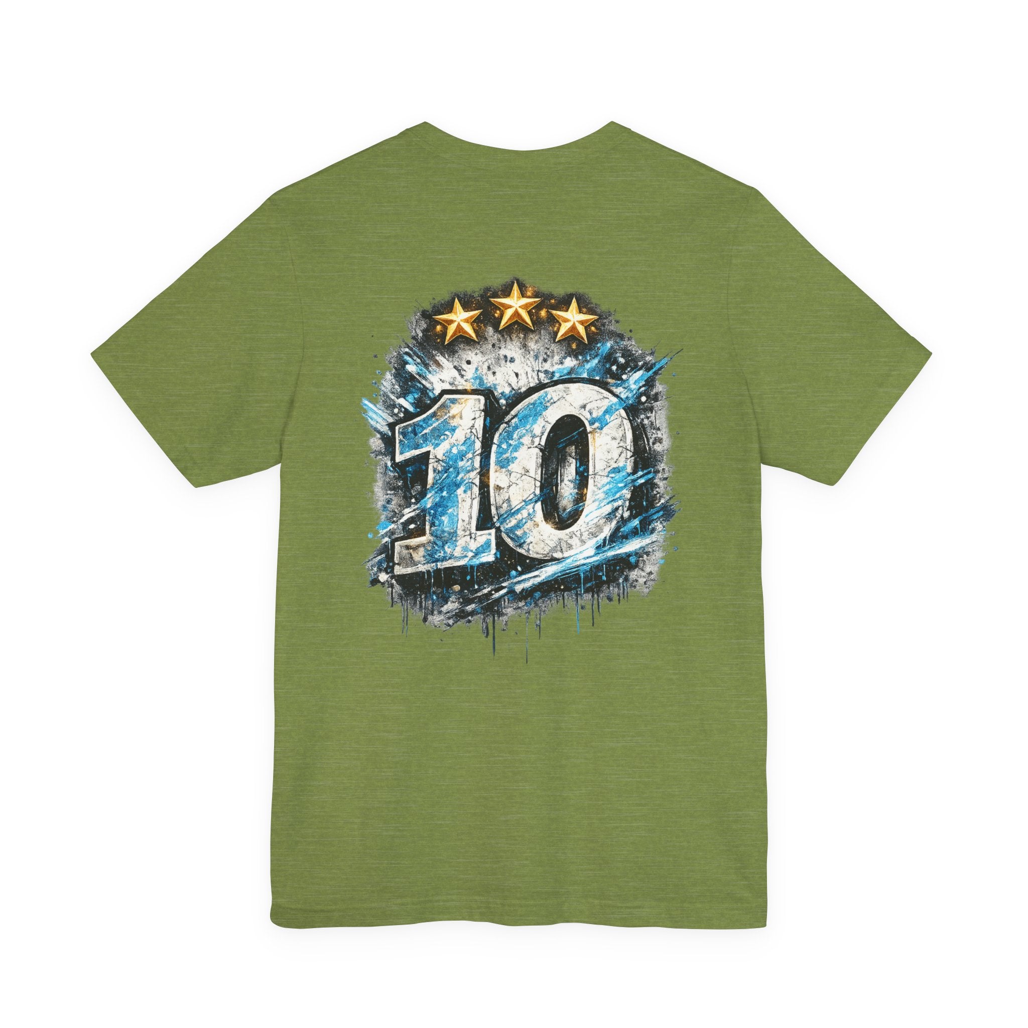 Buenos Aires Nights T‑Shirt — '10' Grunge Graphic Tee - Argentina No. 10