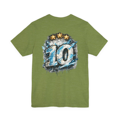 Buenos Aires Nights T‑Shirt — '10' Grunge Graphic Tee - Argentina No. 10