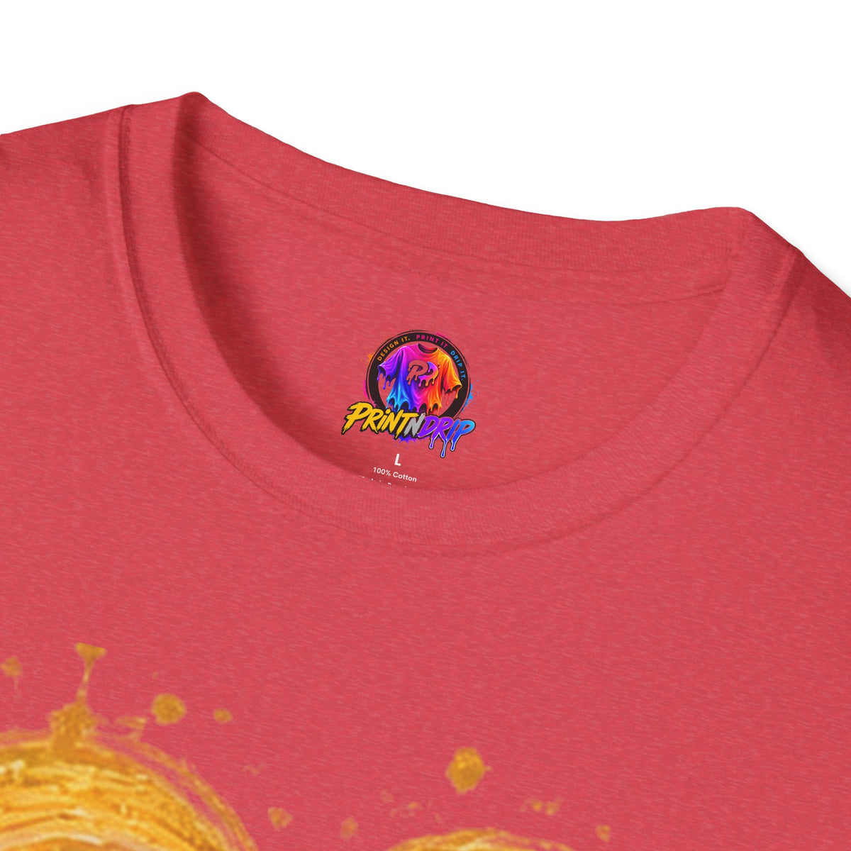 Childhood Cancer Awareness T-Shirt — "Fighter Today Brighter Tomorrow" Gold Ribbon