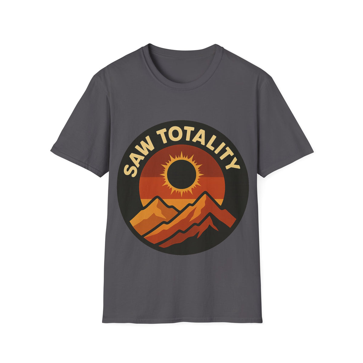 I Saw Totality Solar Eclipse Graphic Tee - Retro Nature Mountain T-Shirt - Trending Now - September 2026