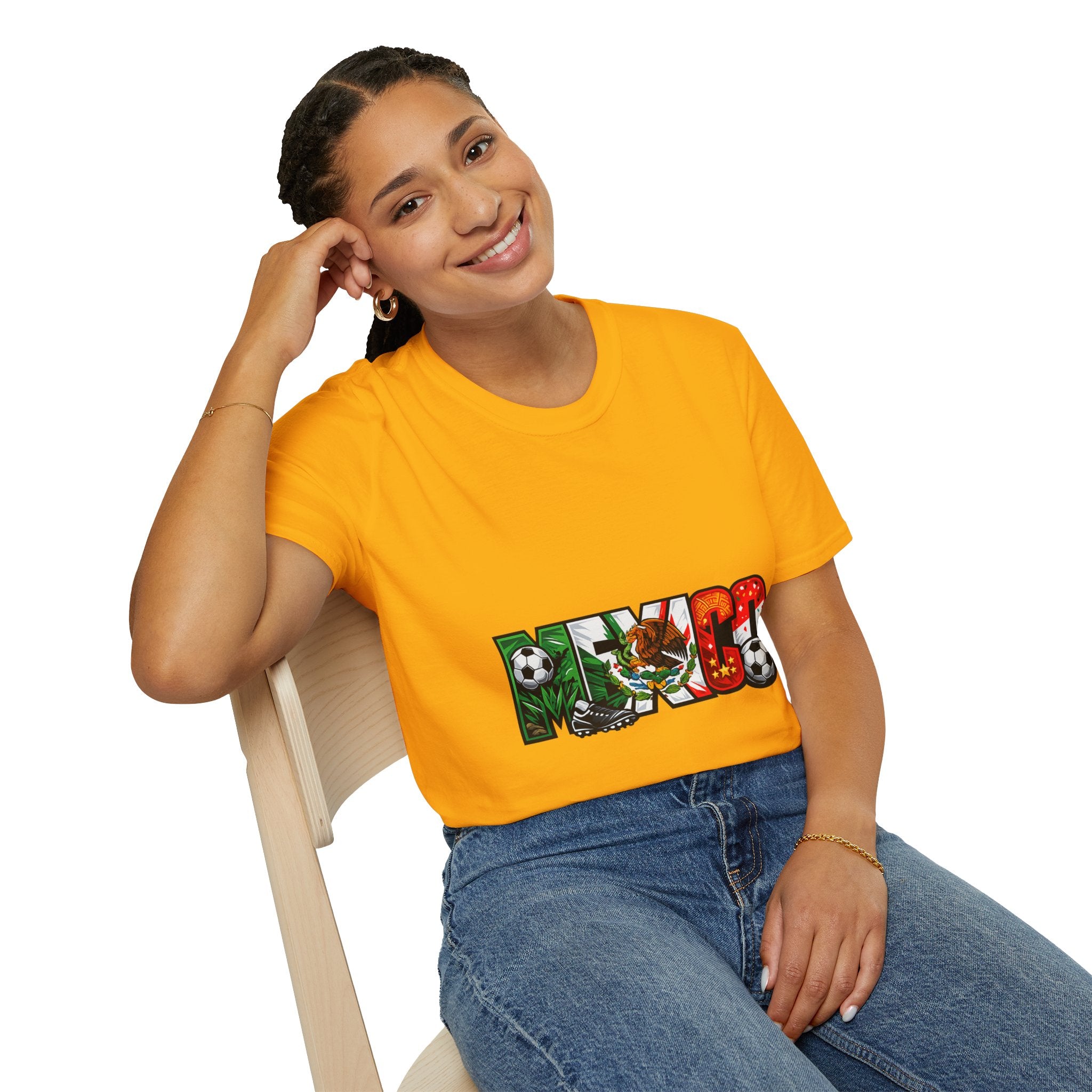 Mexico Soccer T-Shirt — Mexican Flag Football Pride Tee