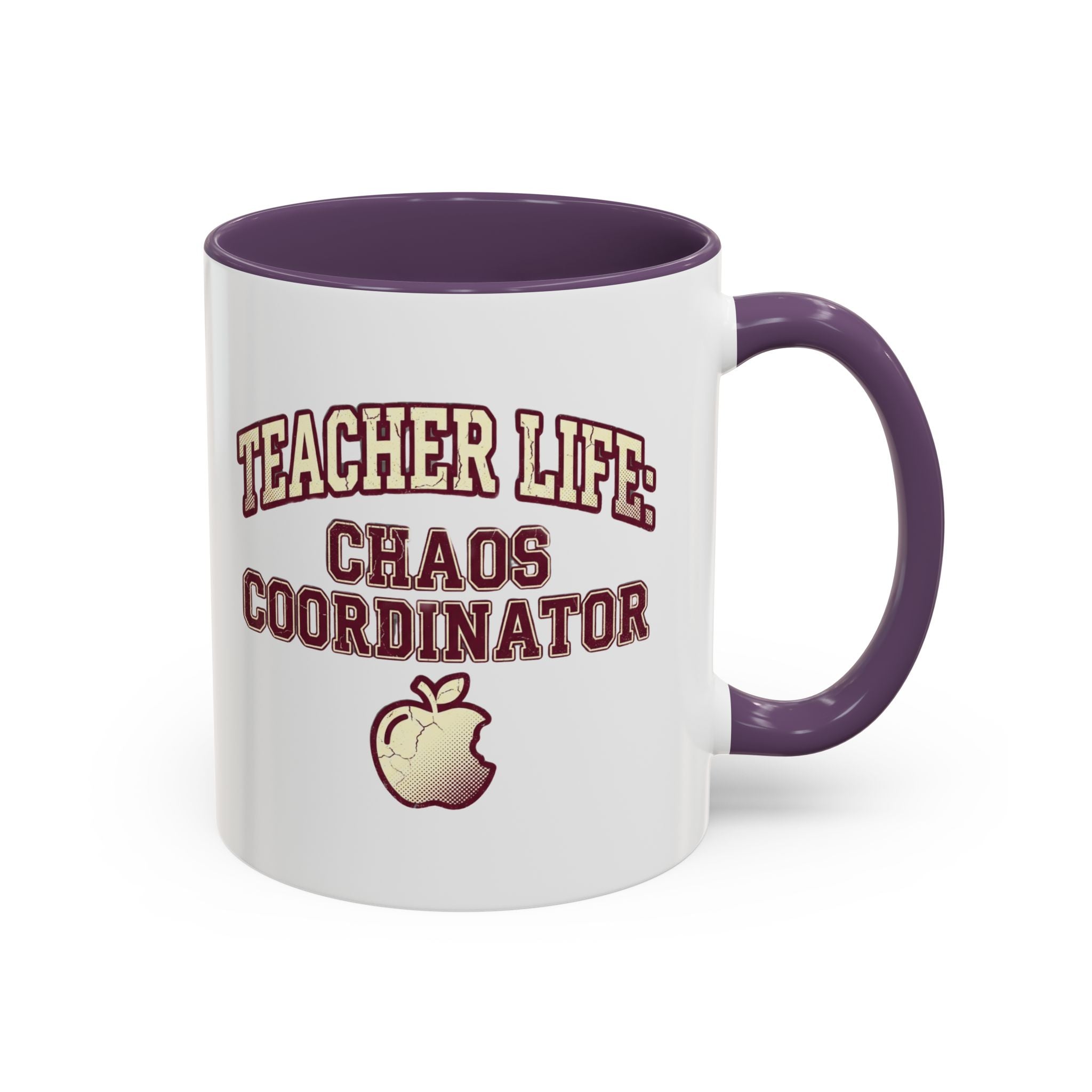 Funny Teacher Life Chaos Coordinator Coffee Mug — Accent Mug