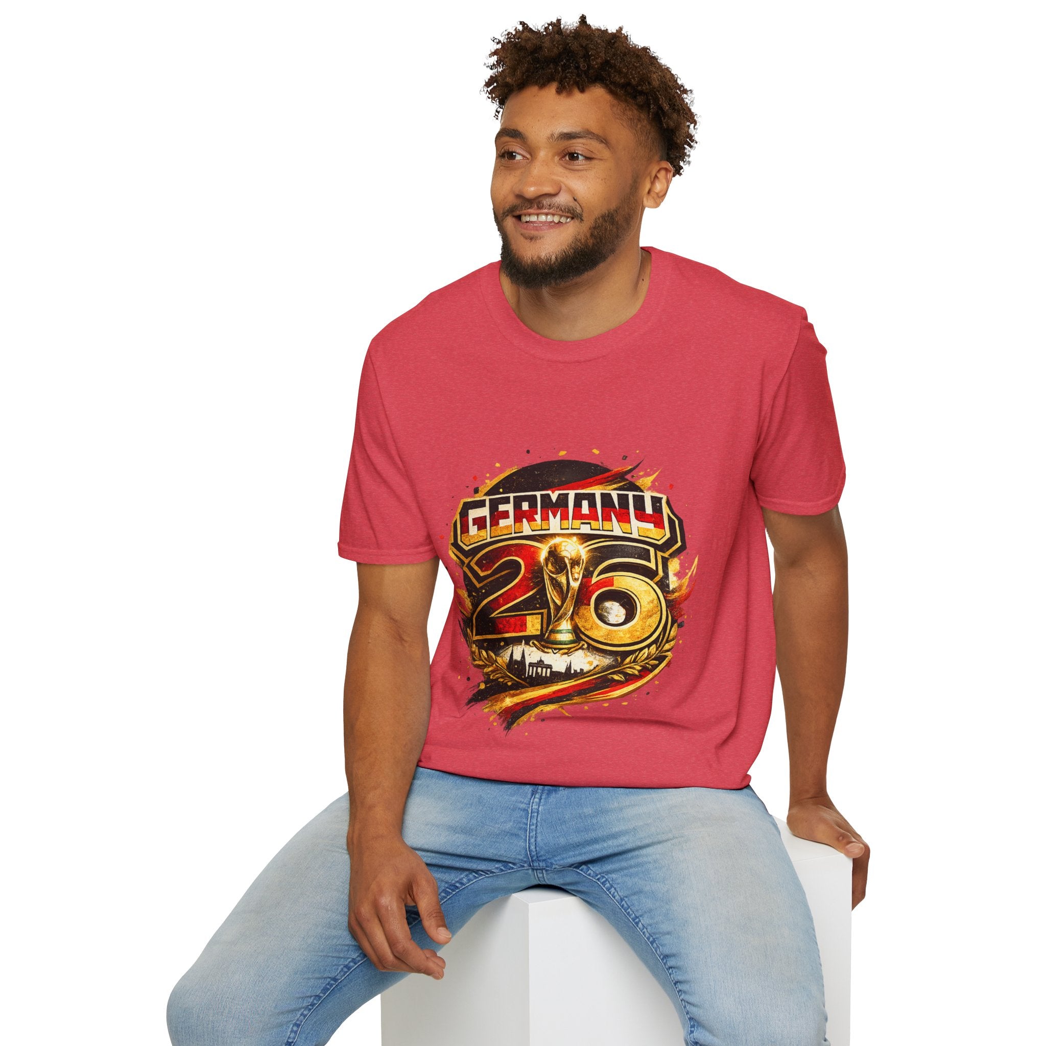 Germany 26 Skull Graphic T‑Shirt — Retro Soccer Fan Tee